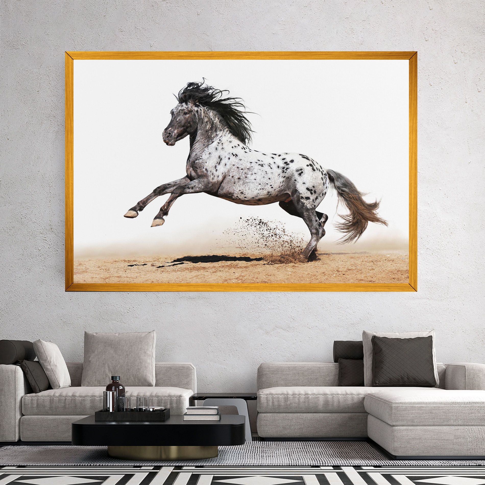 Appaloosa Horse Running mockup 2