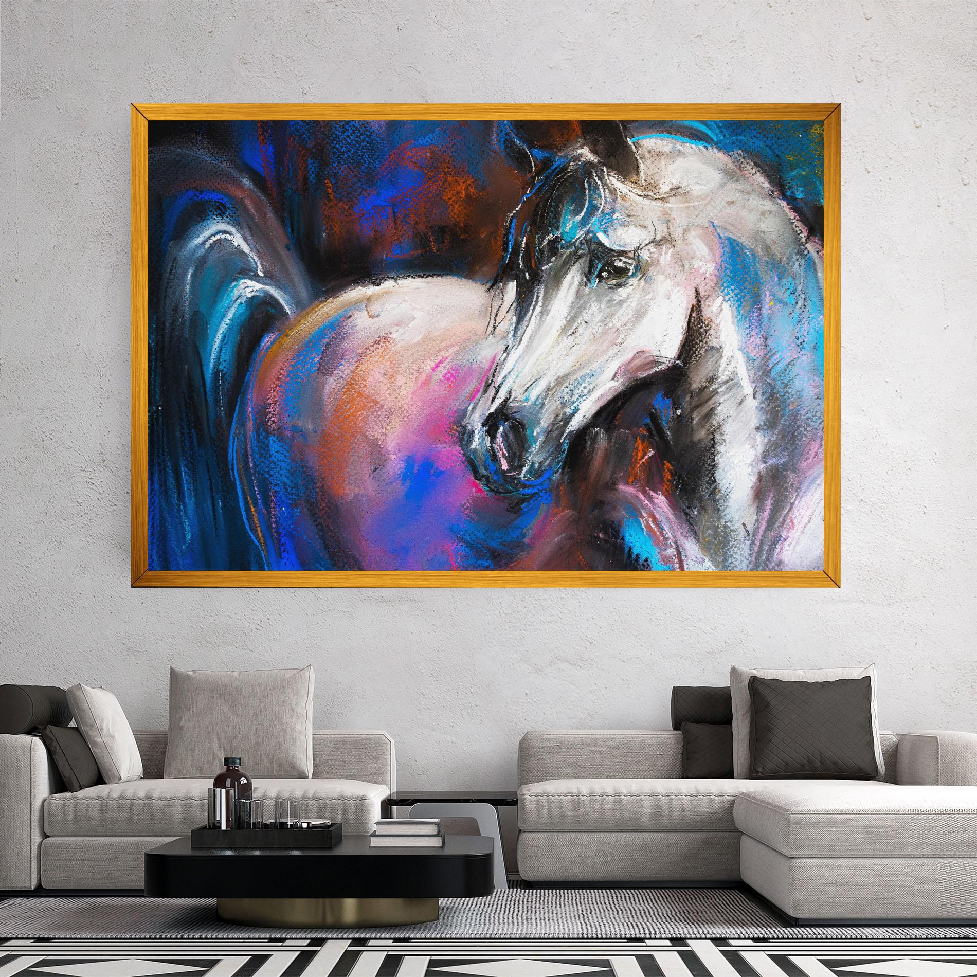 Tablou Canvas Shades Of Horse mockup 2