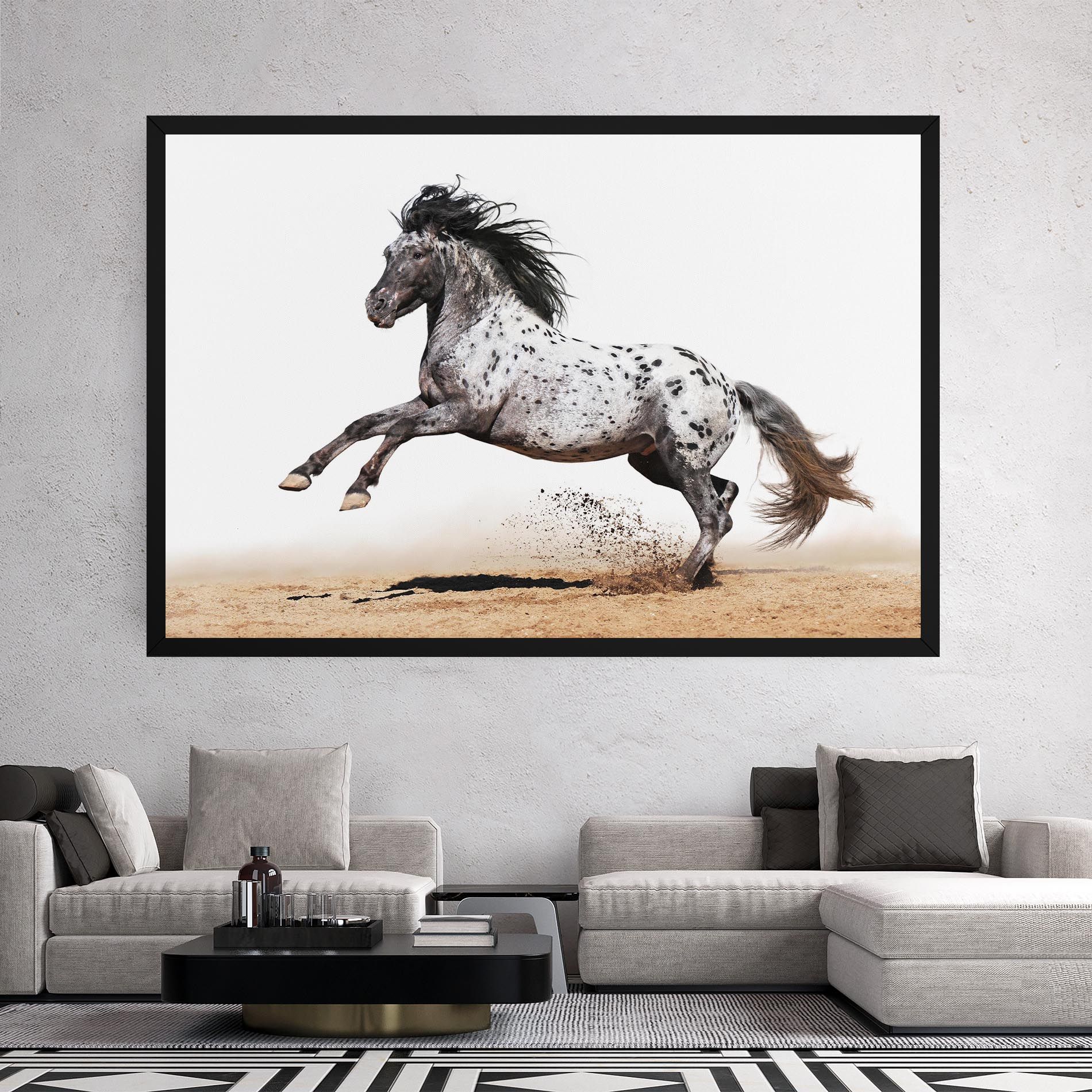 Appaloosa Horse Running mockup 2