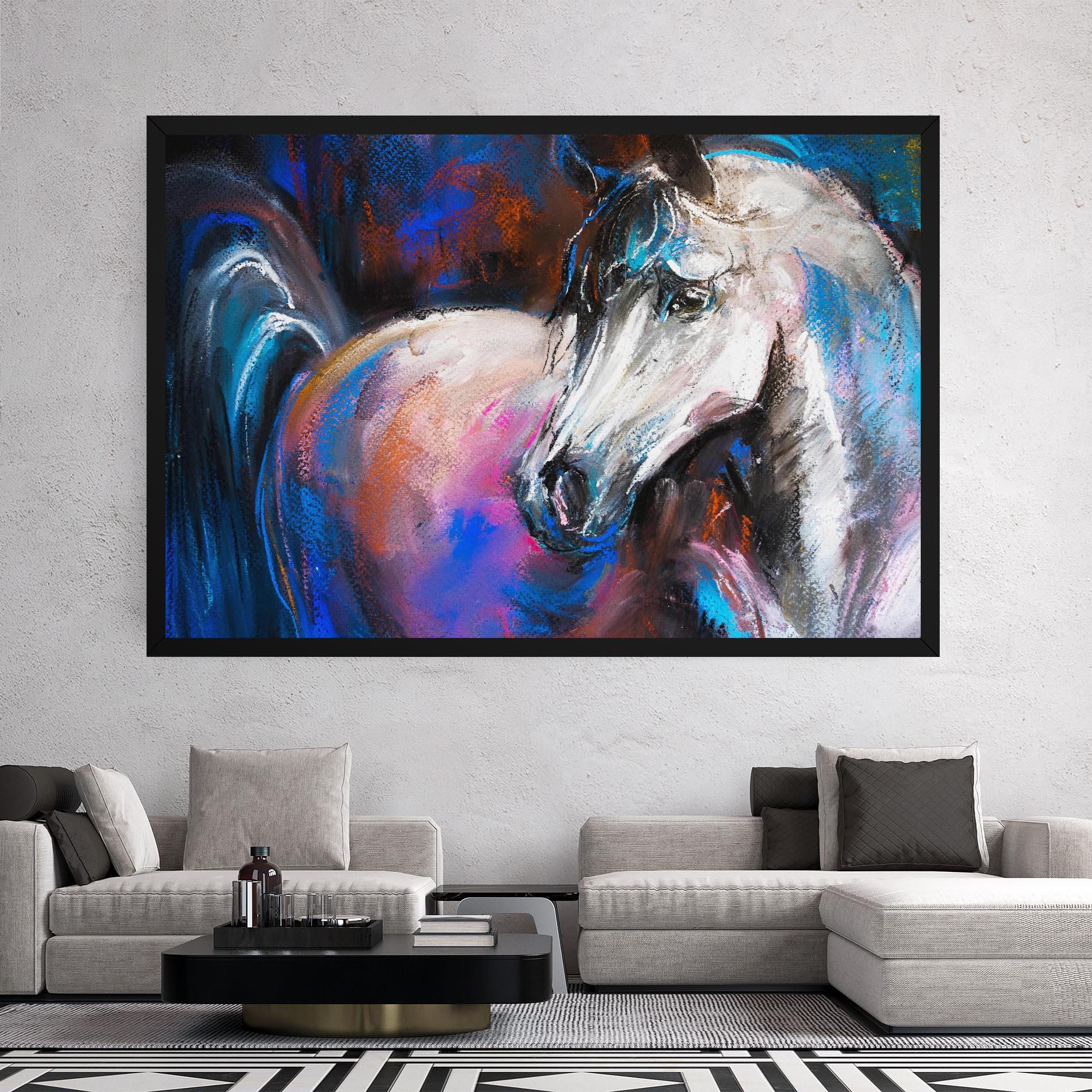 Tablou Canvas Shades Of Horse mockup 2