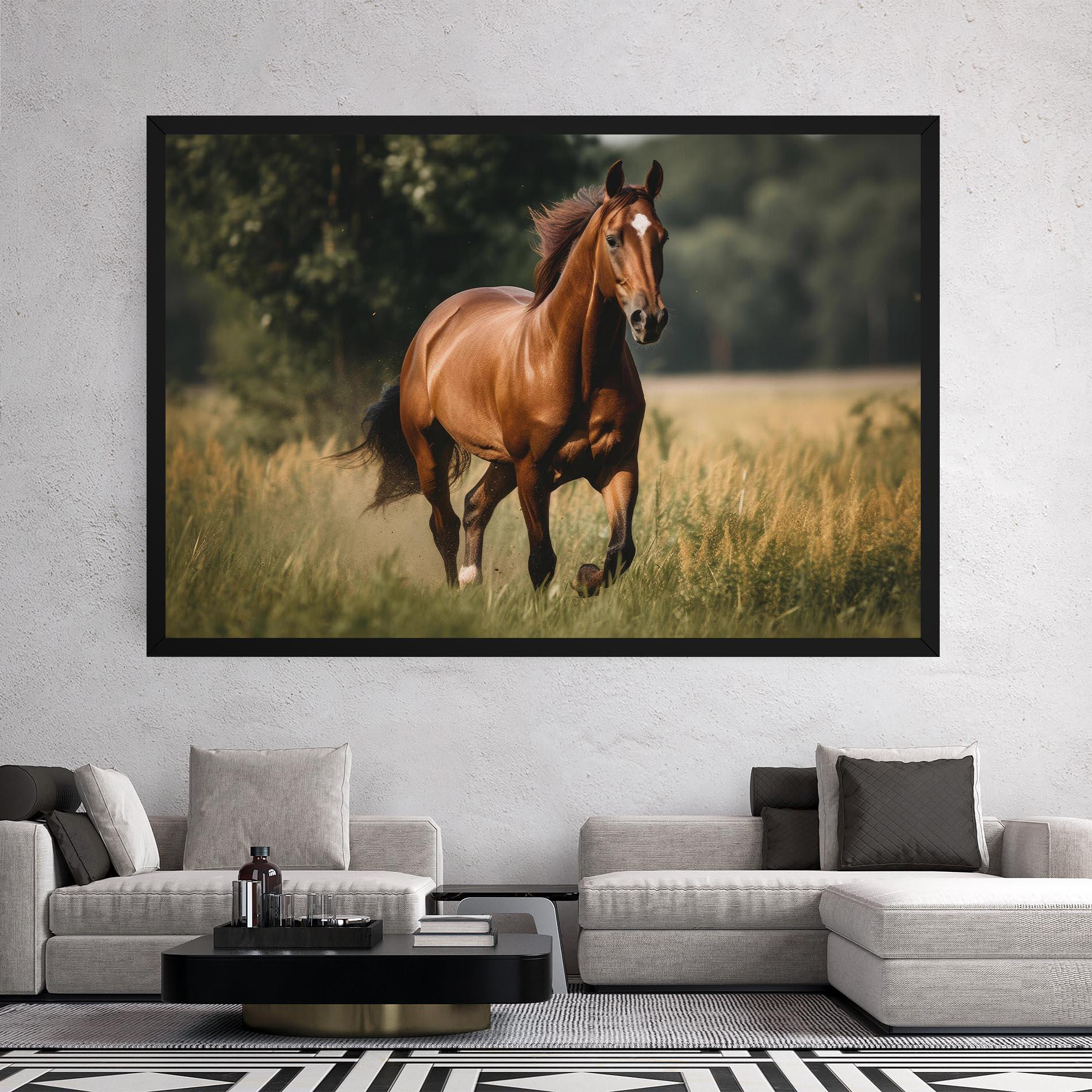 Tablou Canvas Wild Horse Running mockup 2