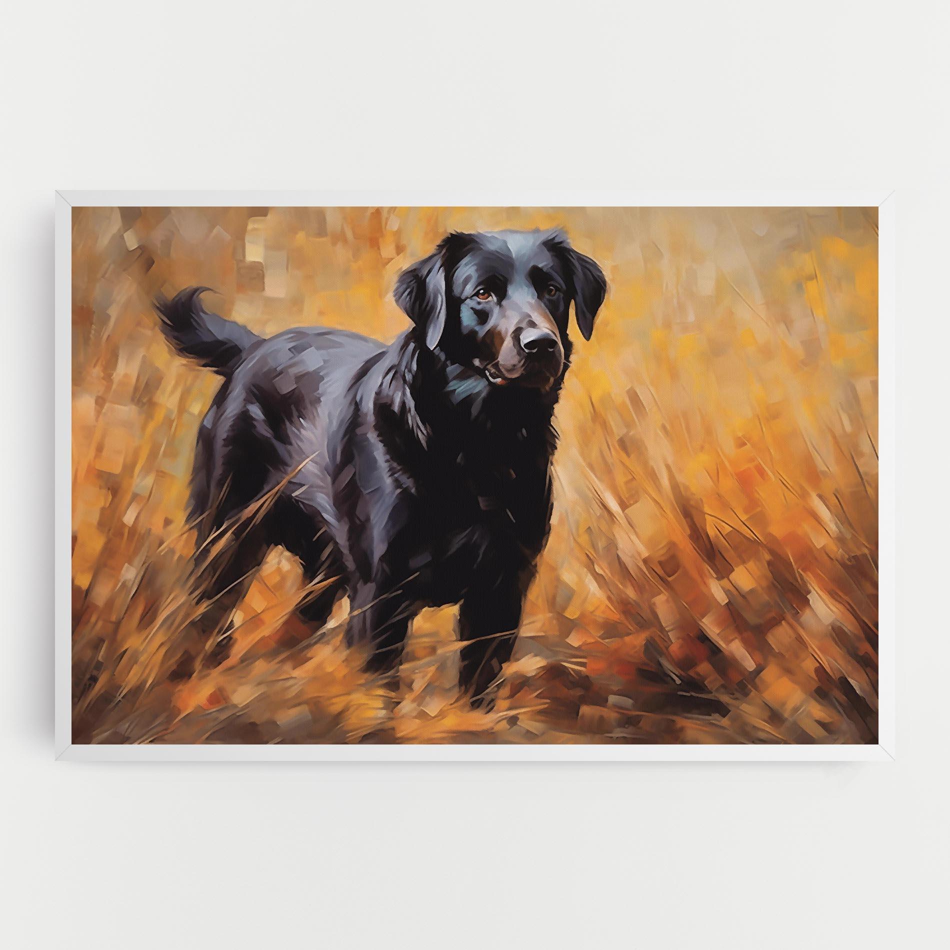 Tablou Canvas Black Pretty Dog mockup 0