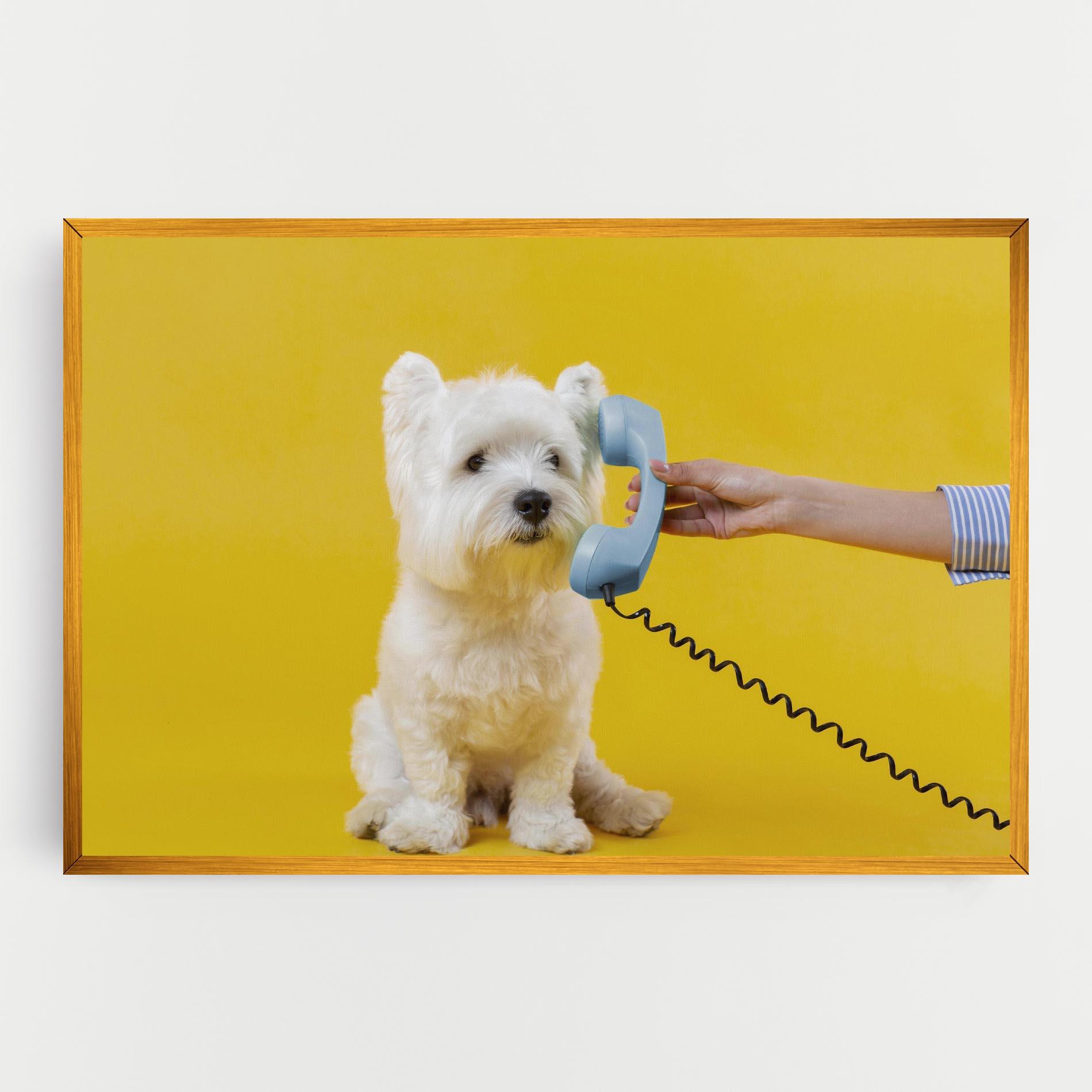 Tablou Canvas Cute Little Dog mockup 0