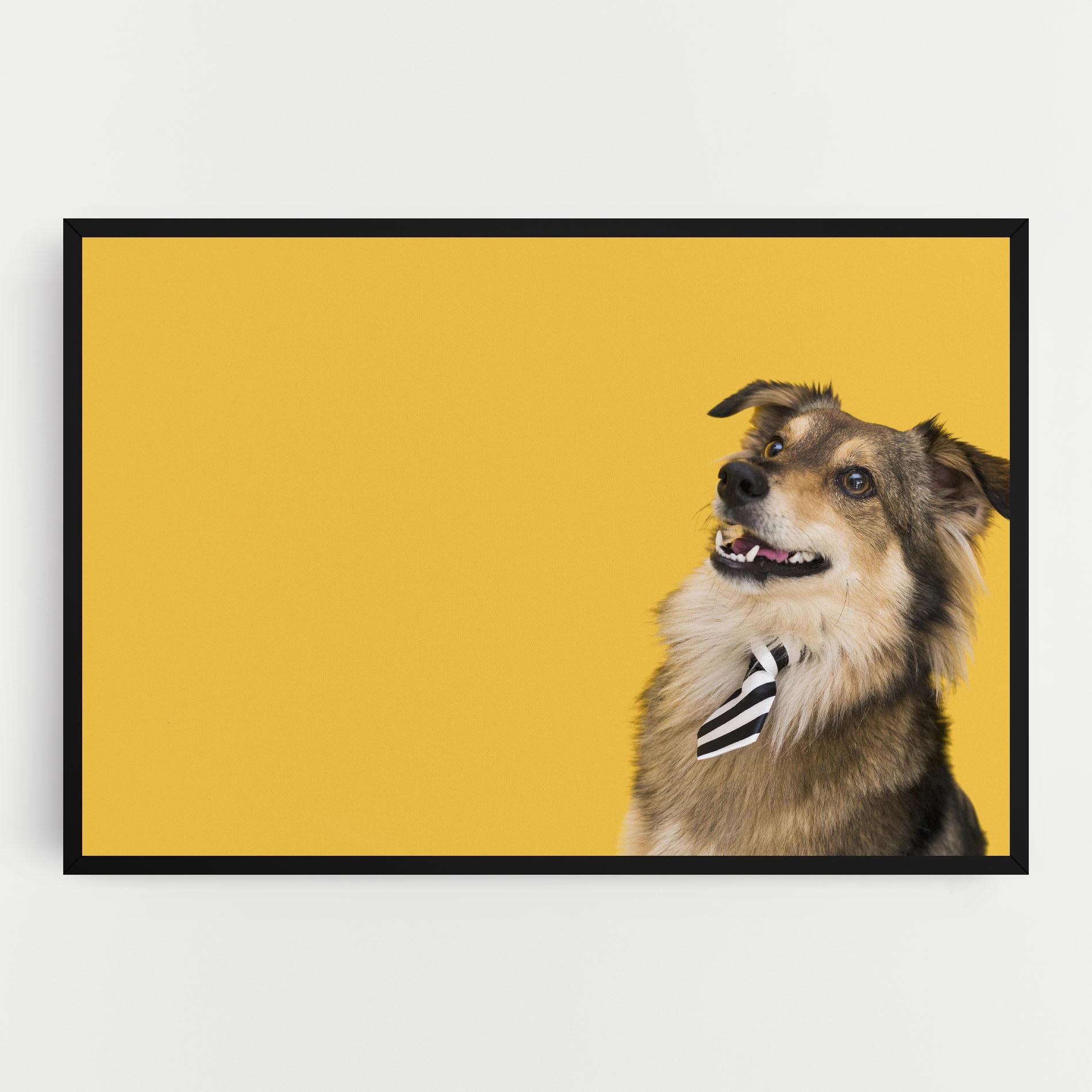 Tablou Canvas Cute Smiling Dog mockup 0