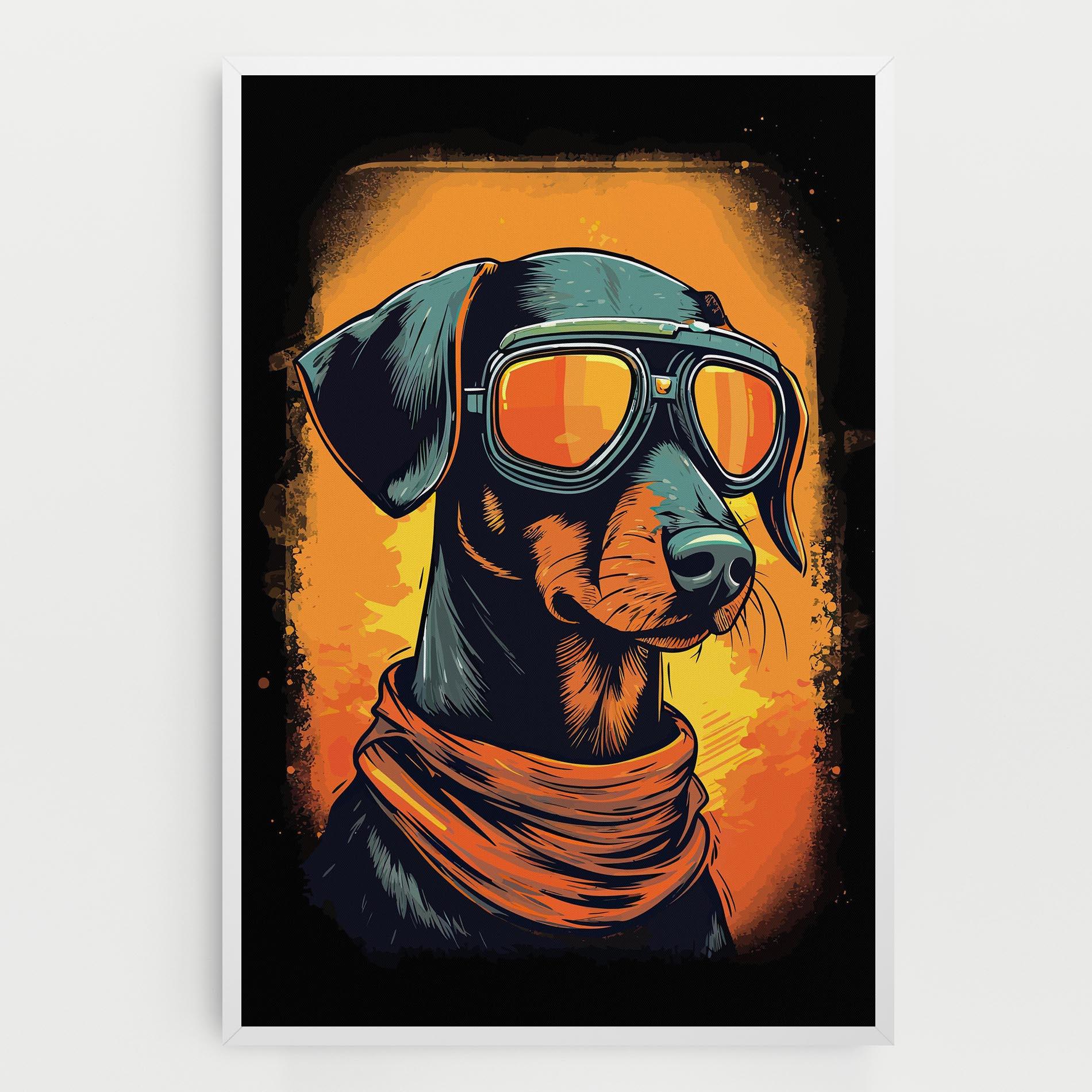Tablou Canvas Cool Dog mockup 0