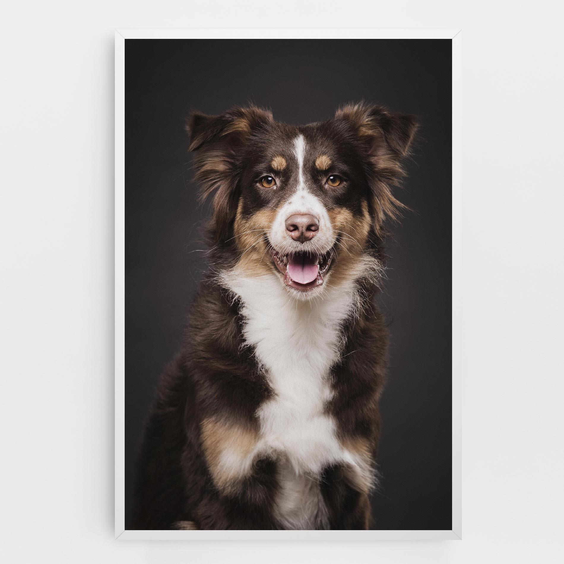 Tablou Canvas Cute Dog Sitting mockup 0