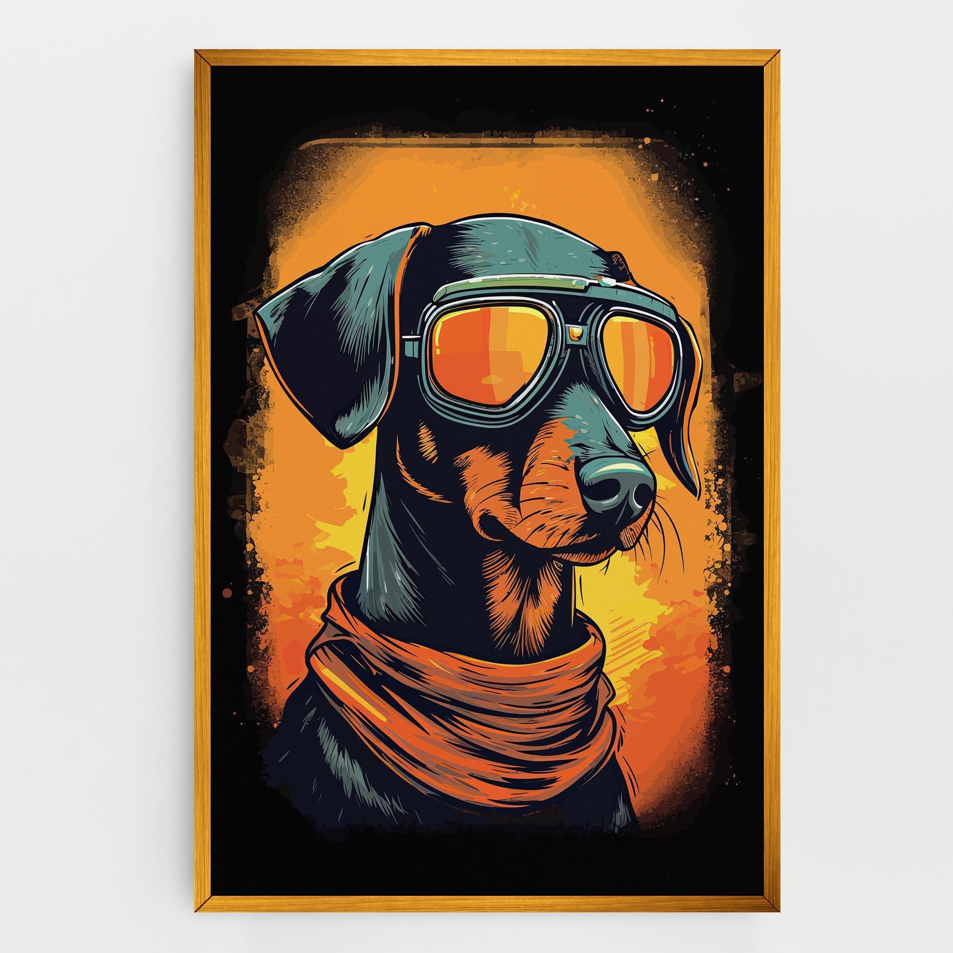 Tablou Canvas Cool Dog mockup 0