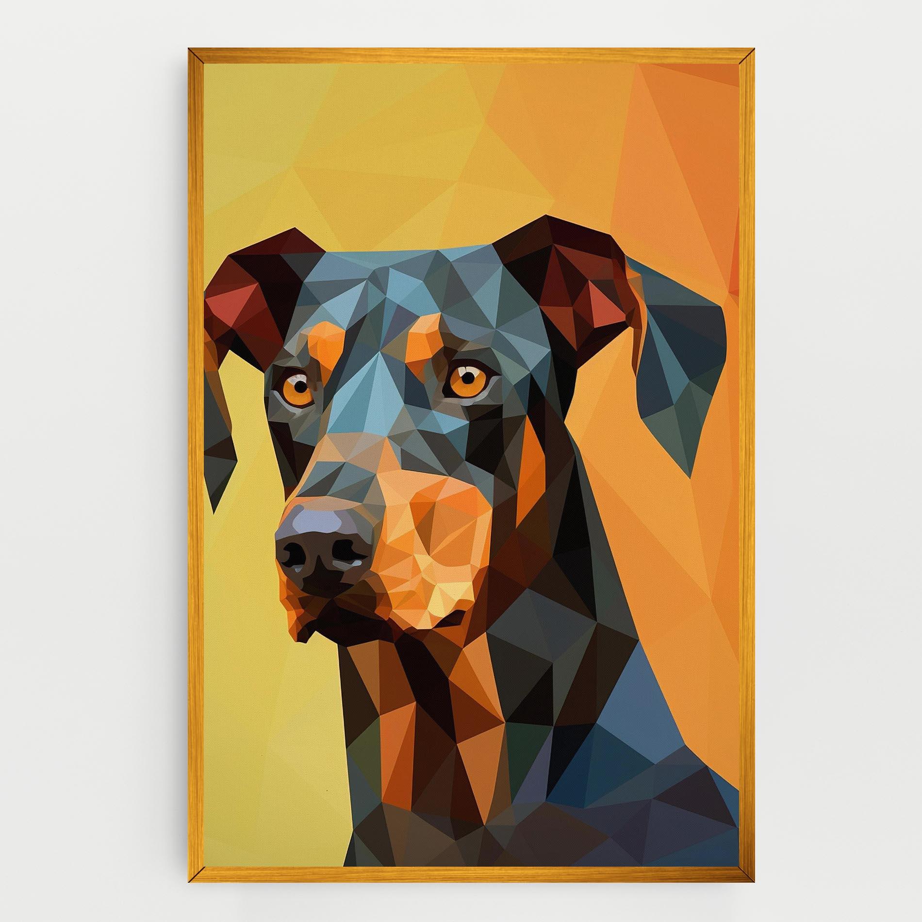Tablou Canvas Digital Art Dog mockup 0