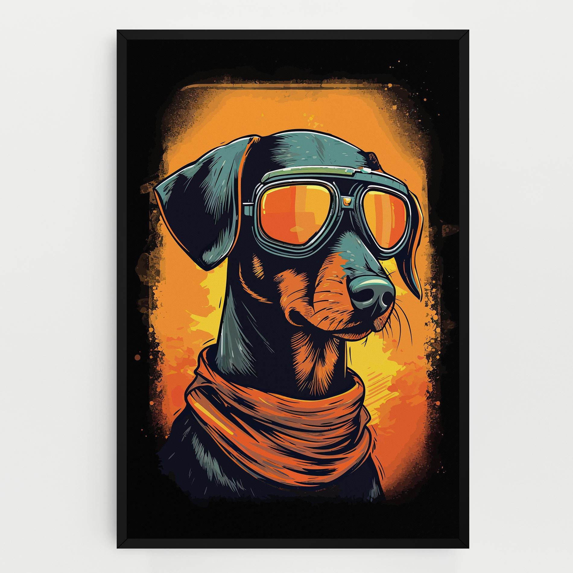 Tablou Canvas Cool Dog mockup 0