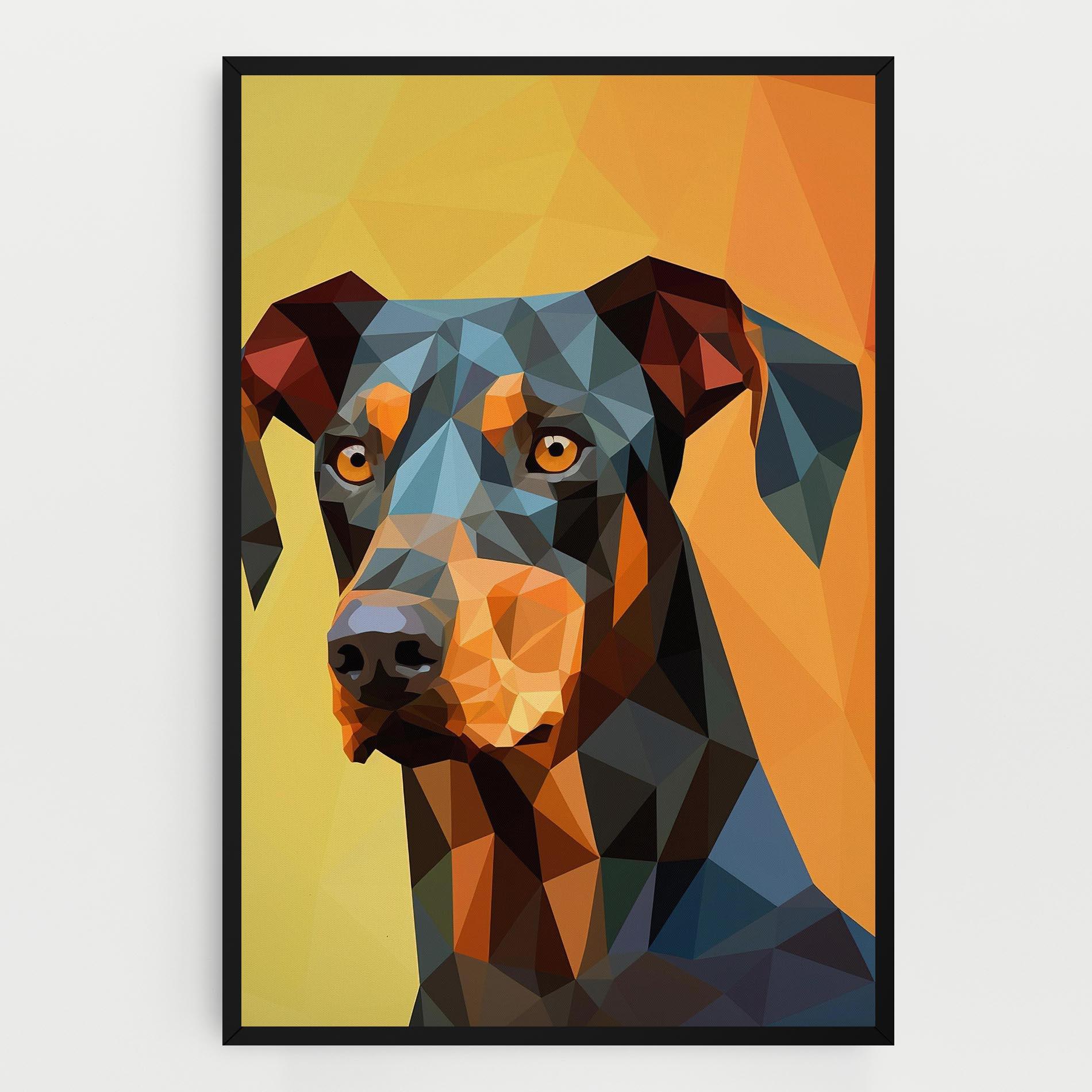 Tablou Canvas Digital Art Dog mockup 0