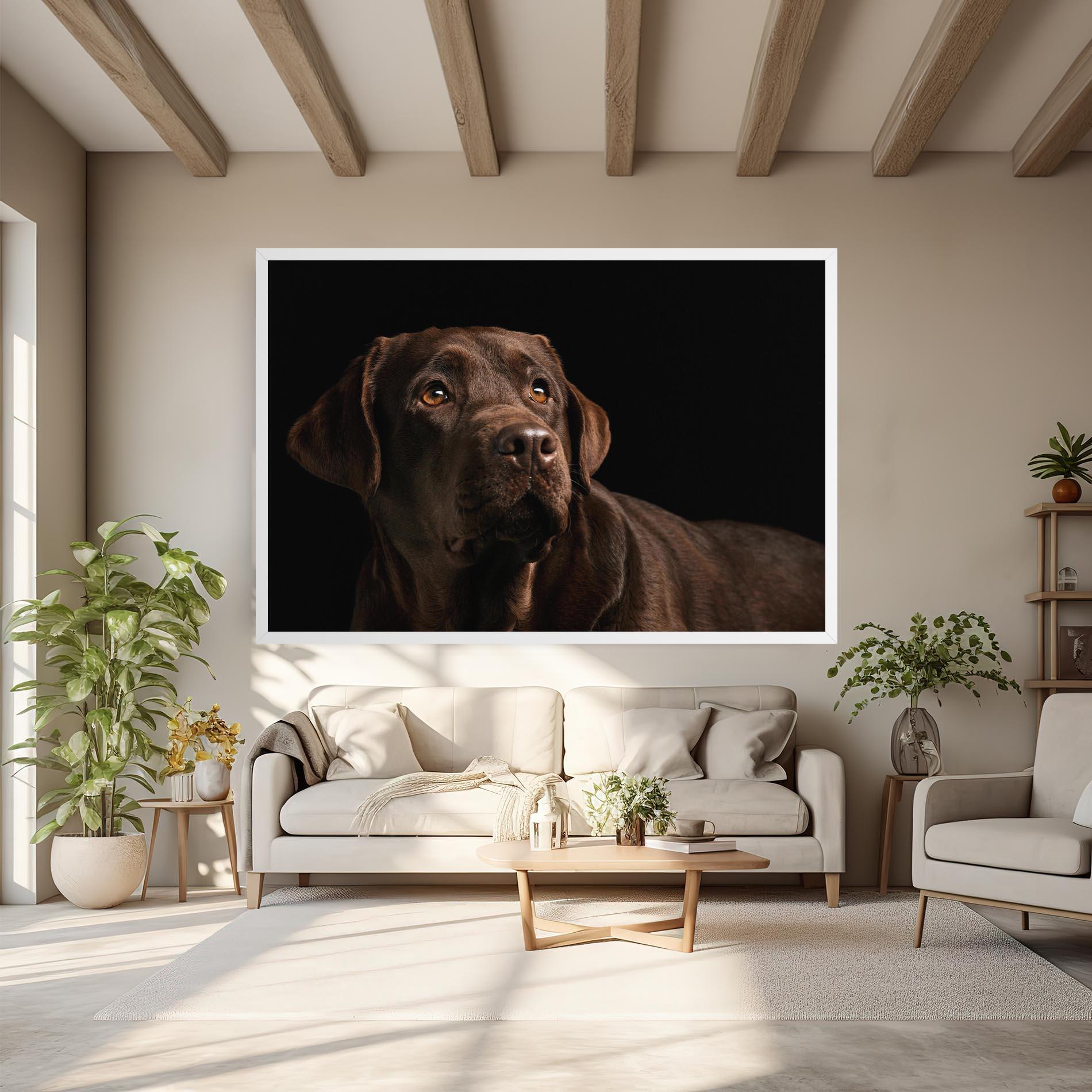Tablou Canvas Brown Labrador mockup 6