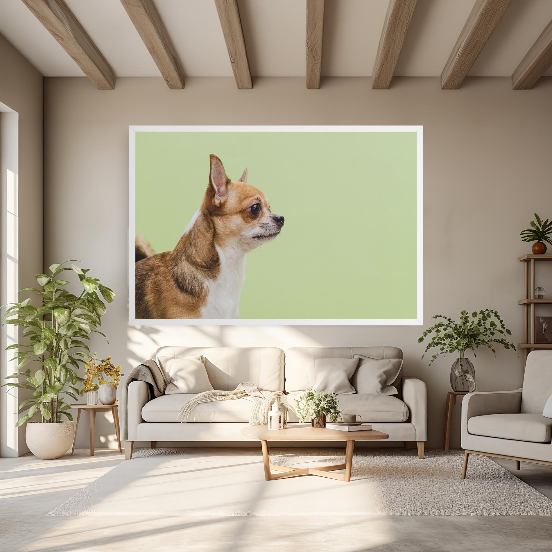 Tablou Canvas Chihuahua Dog mockup 6
