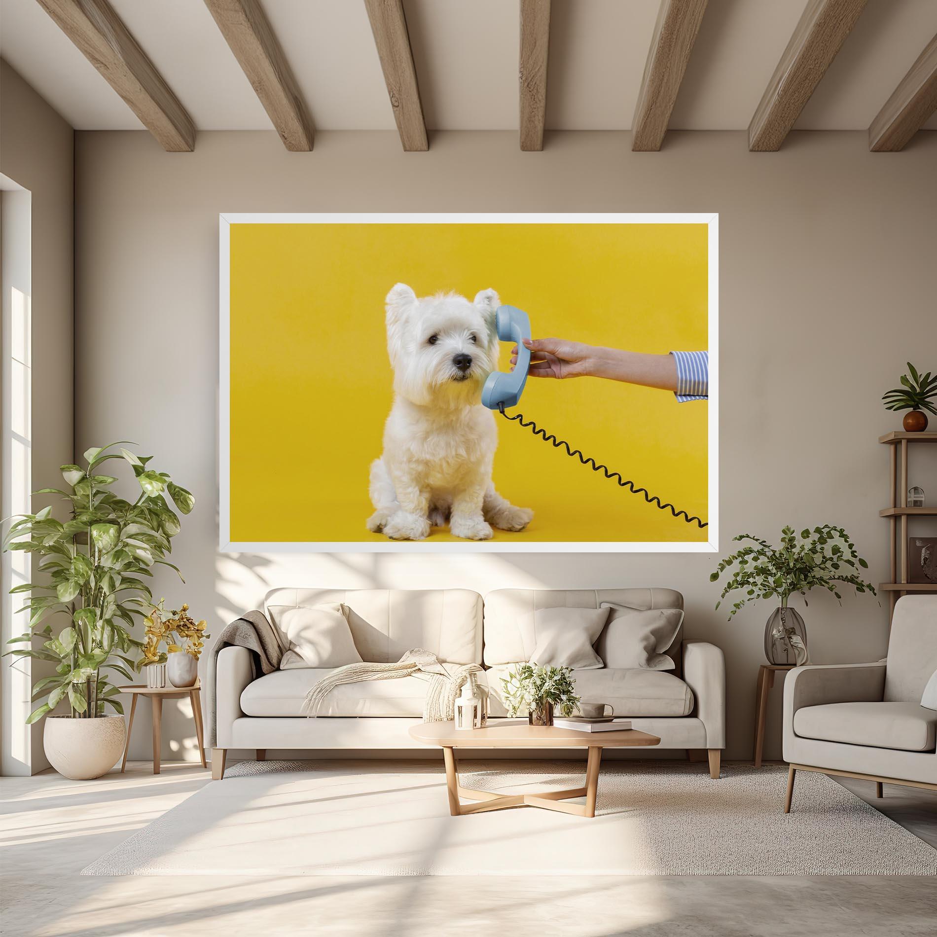 Tablou Canvas Cute Little Dog mockup 6