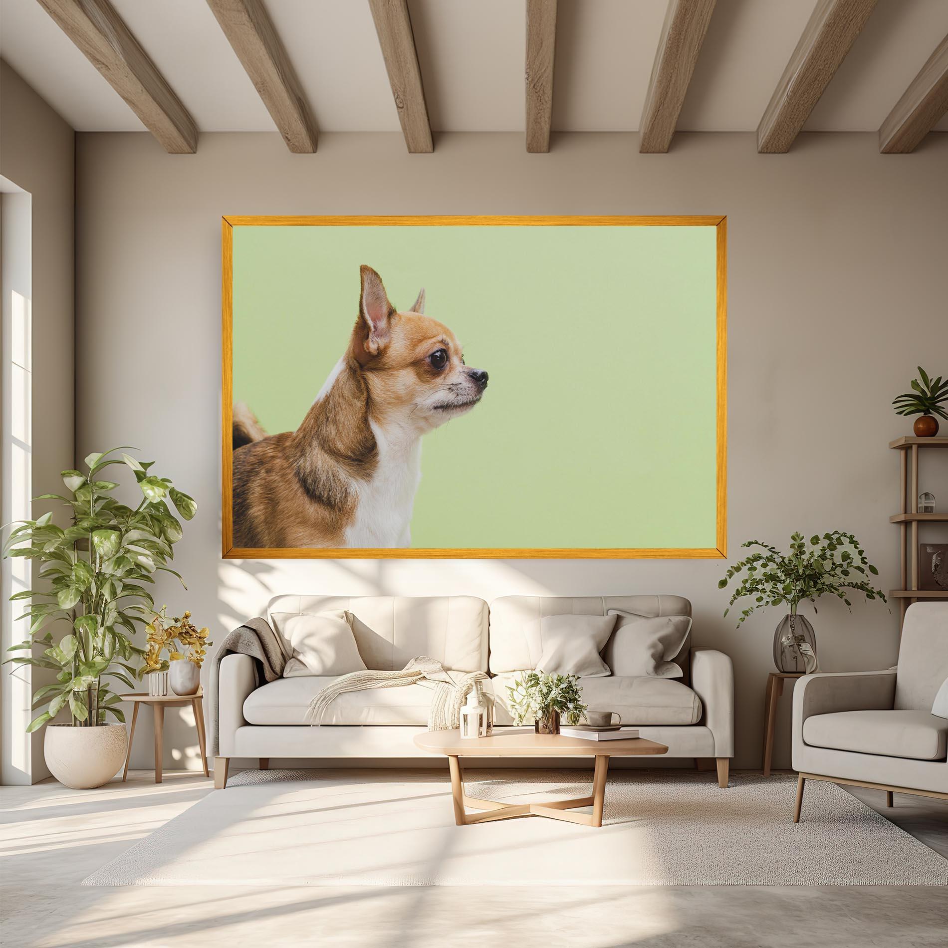 Tablou Canvas Chihuahua Dog mockup 6