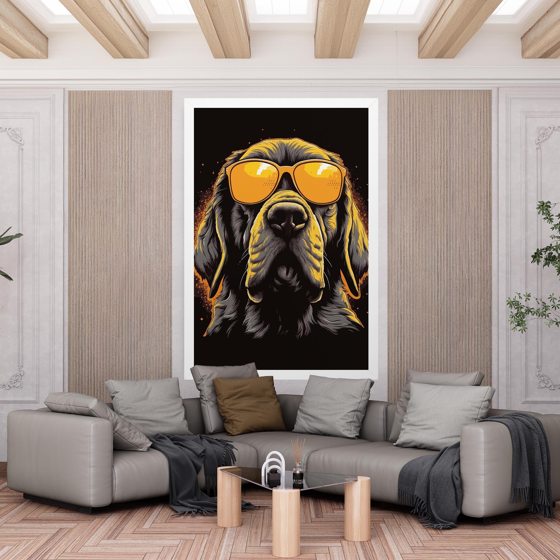 Tablou Canvas Coolest Dog mockup 6