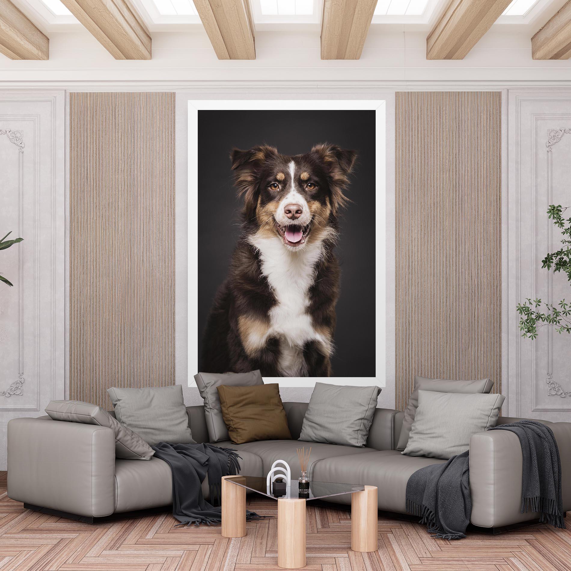 Tablou Canvas Cute Dog Sitting mockup 6