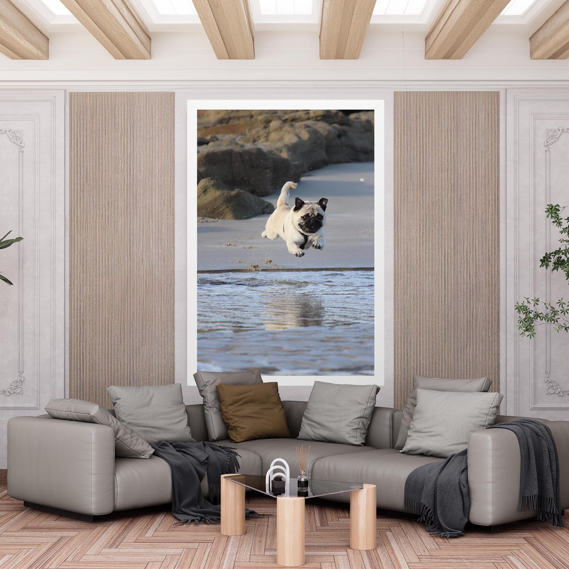 Tablou Canvas Water Pug mockup 6