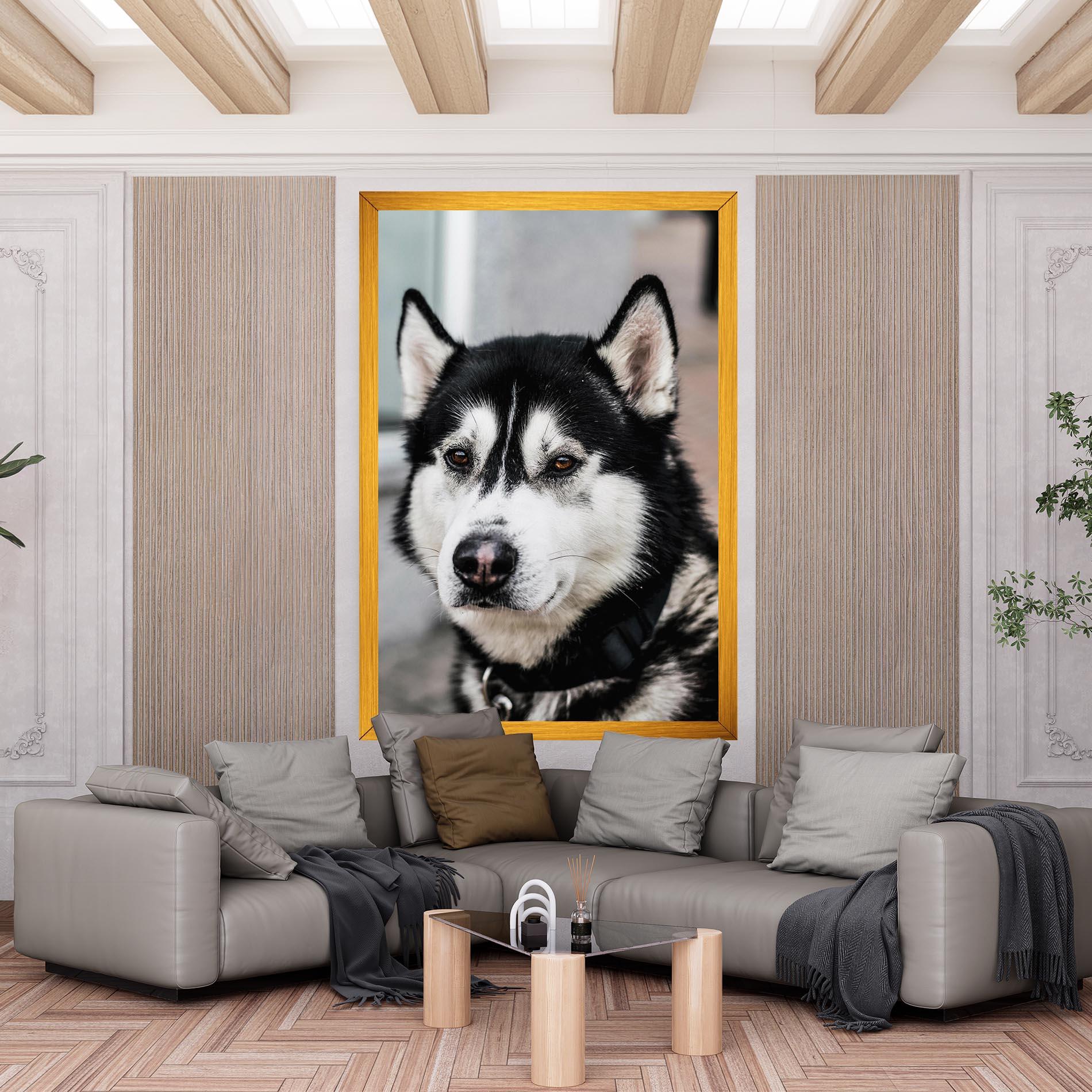 Tablou Canvas Husky Dog mockup 6