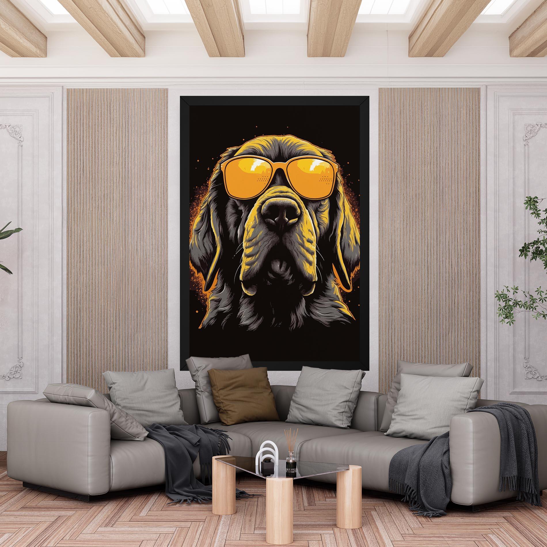 Tablou Canvas Coolest Dog mockup 6
