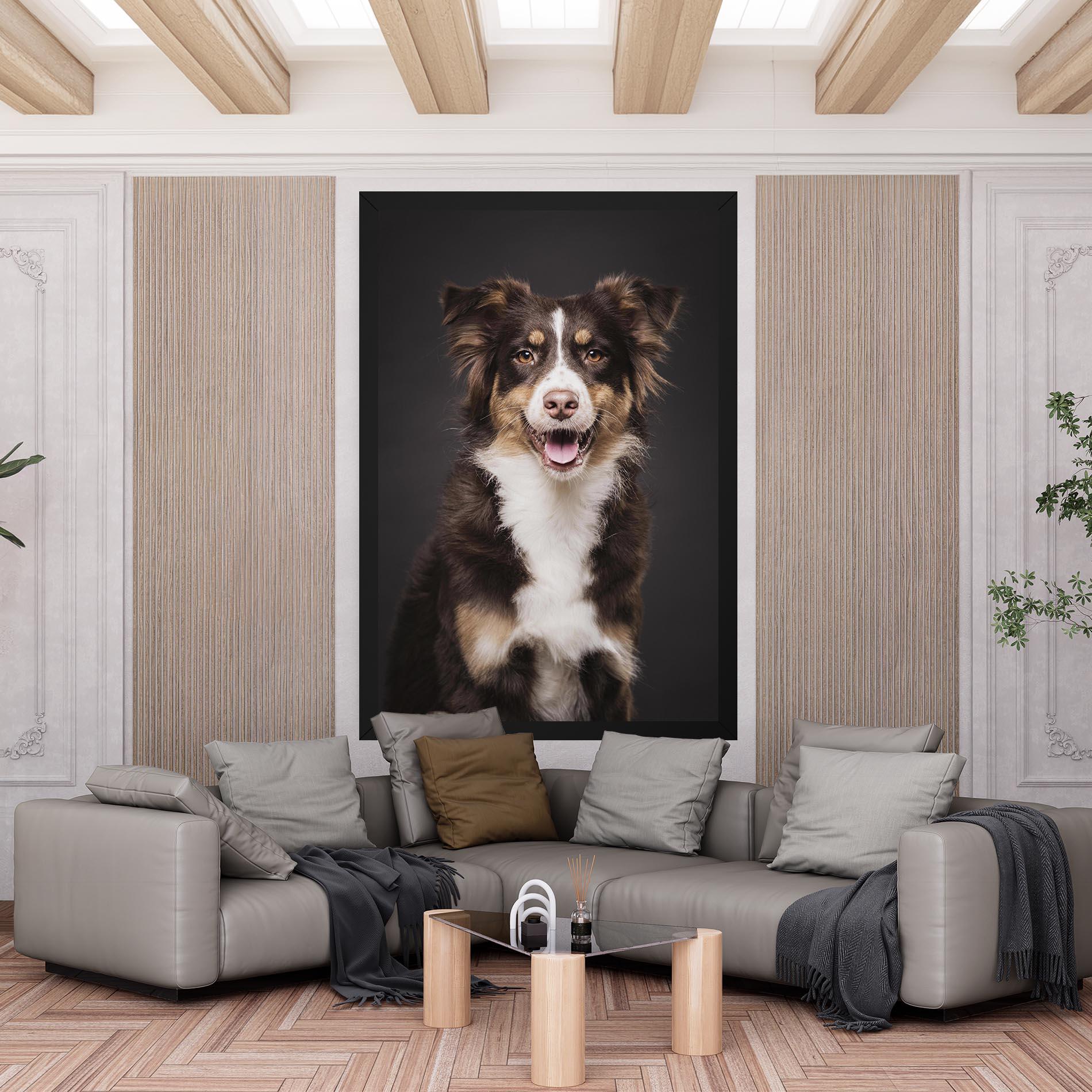 Tablou Canvas Cute Dog Sitting mockup 6
