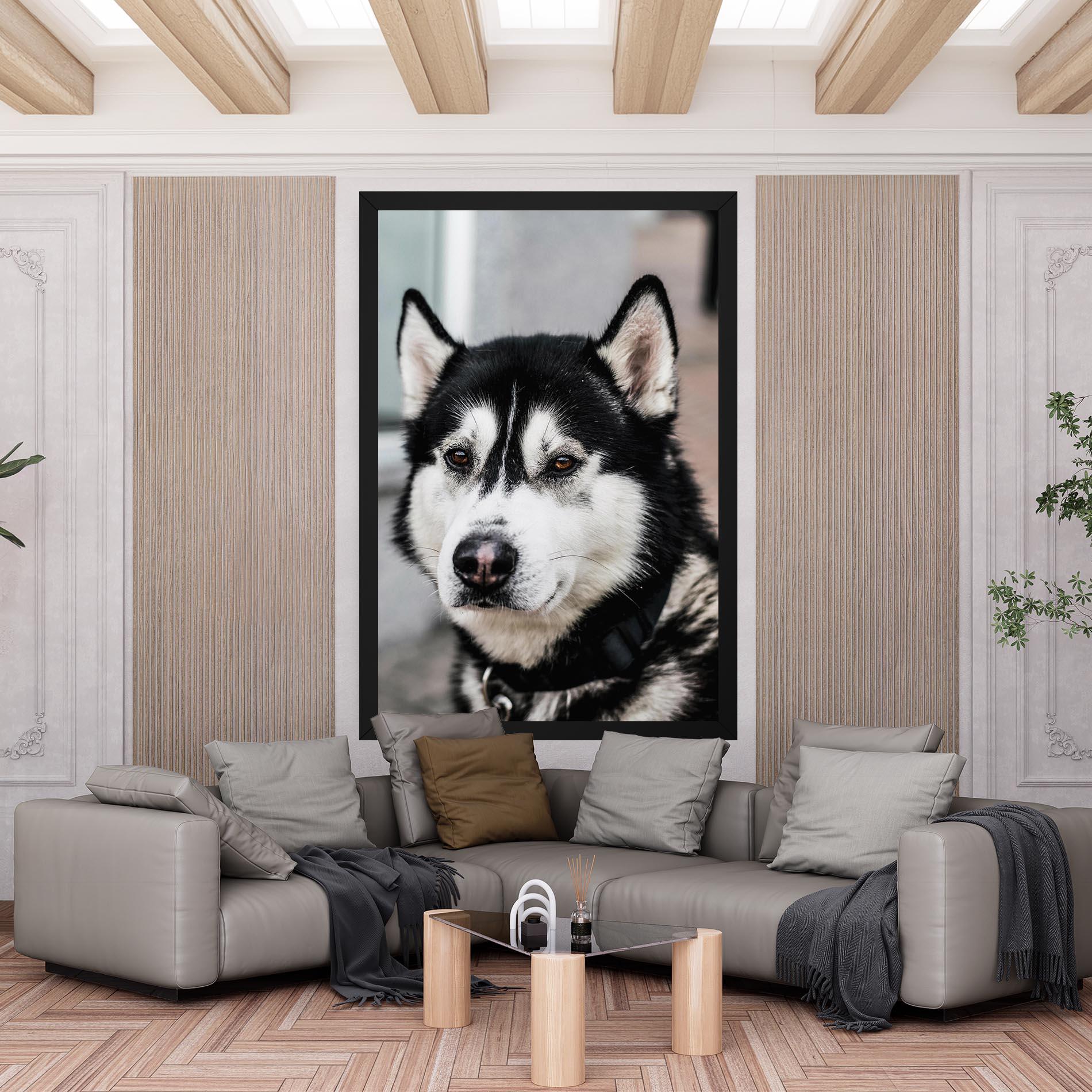 Tablou Canvas Husky Dog mockup 6