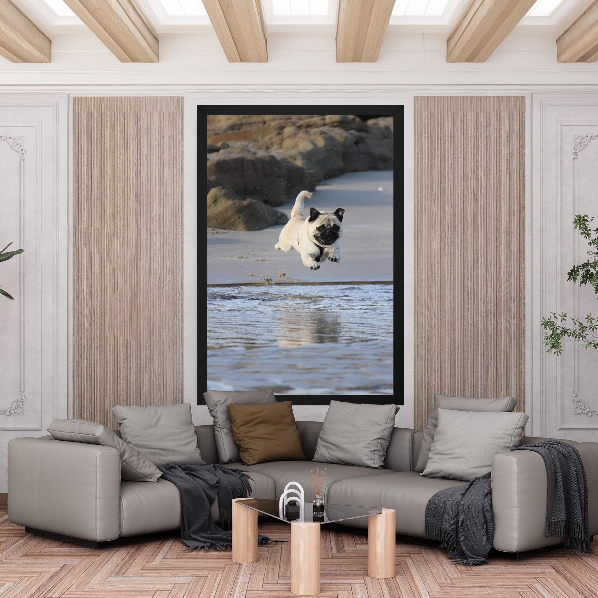Tablou Canvas Water Pug mockup 6