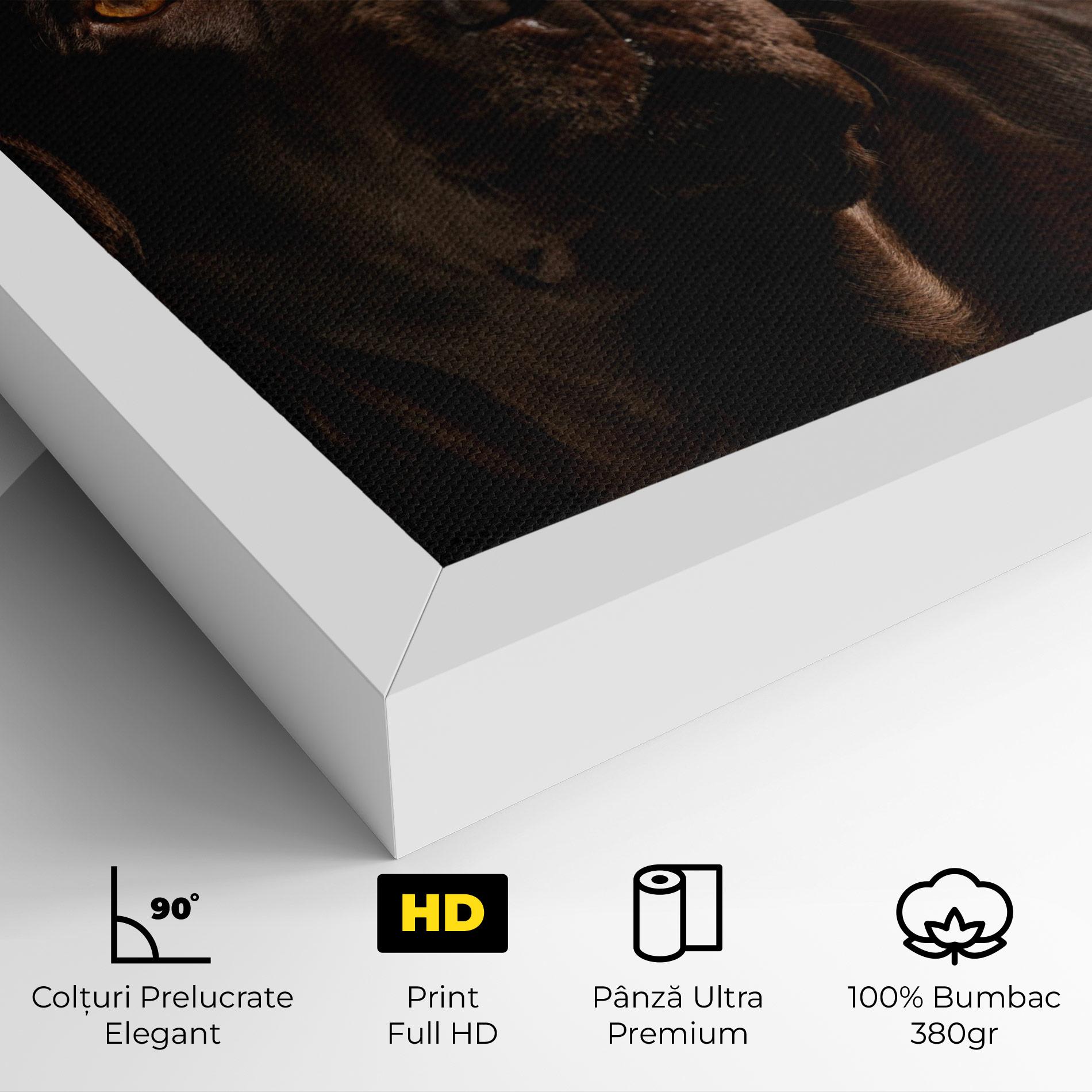 Tablou Canvas Brown Labrador mockup 4