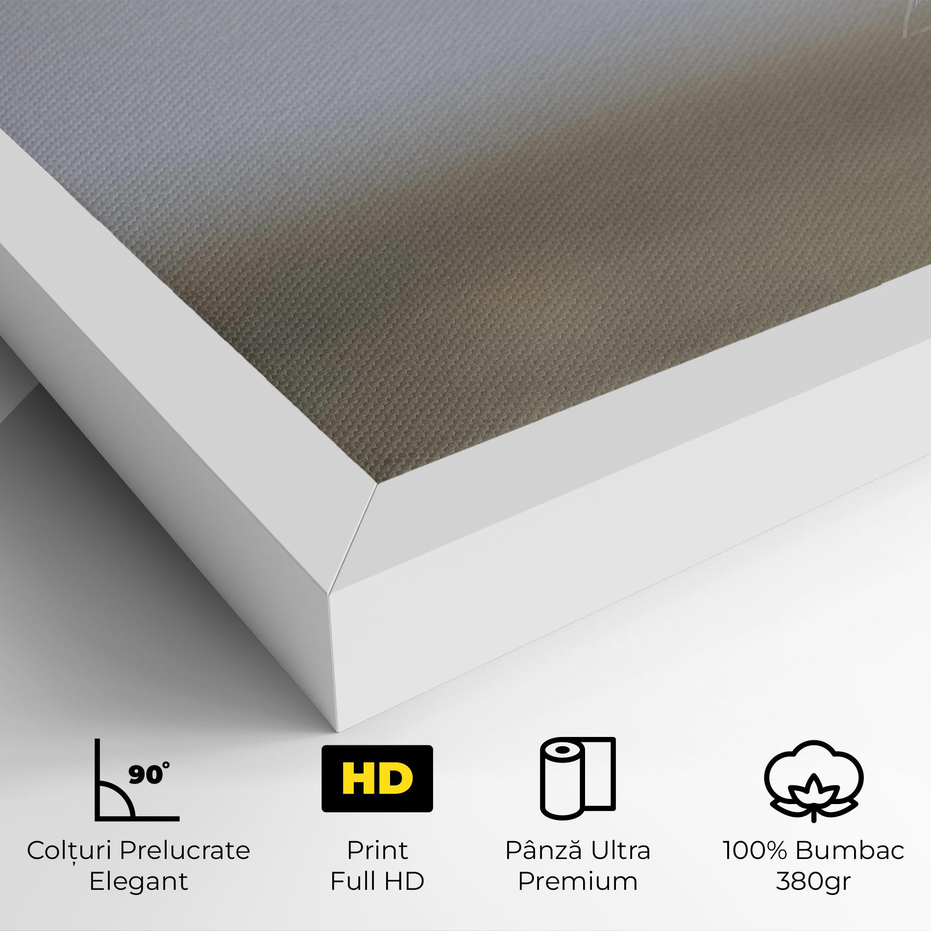 Tablou Canvas Brown White Dog mockup 4