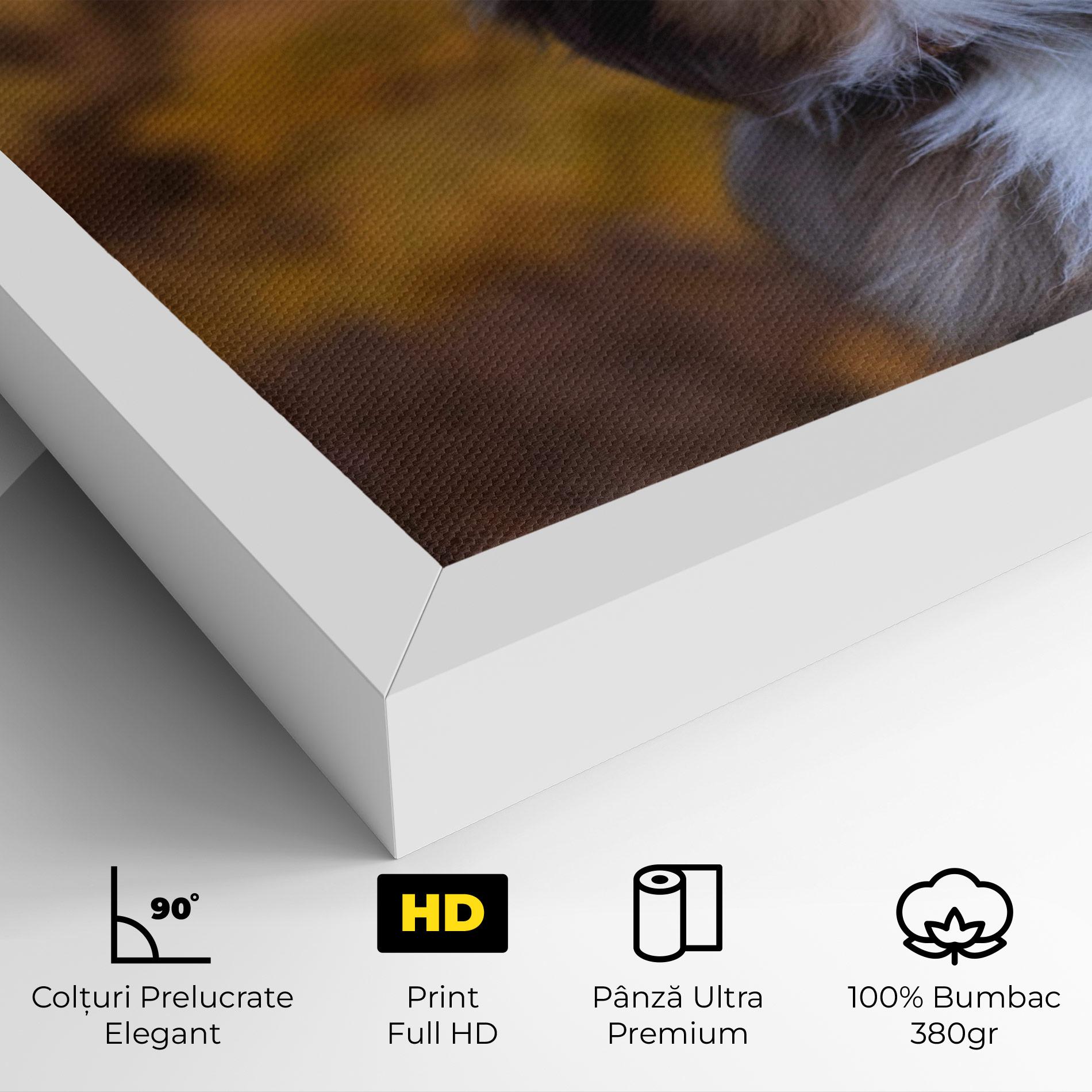 Tablou Canvas Coffee Brown Dog mockup 4