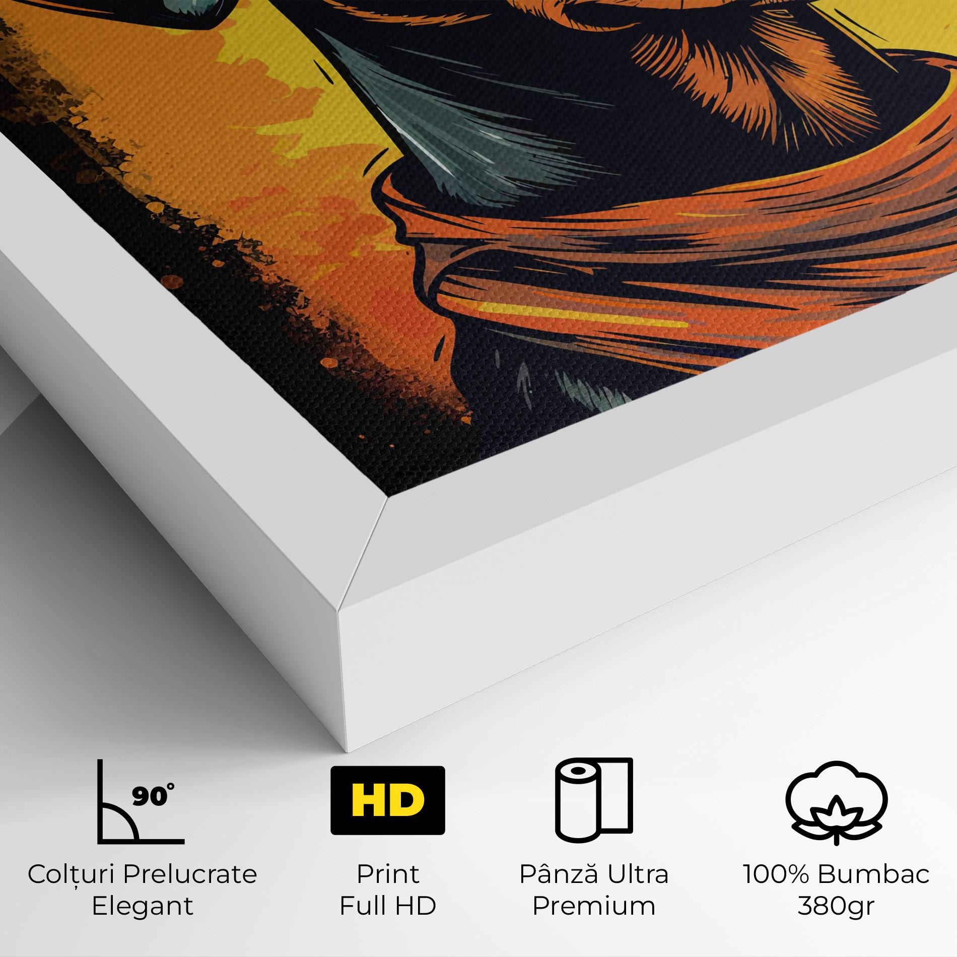 Tablou Canvas Cool Dog mockup 4