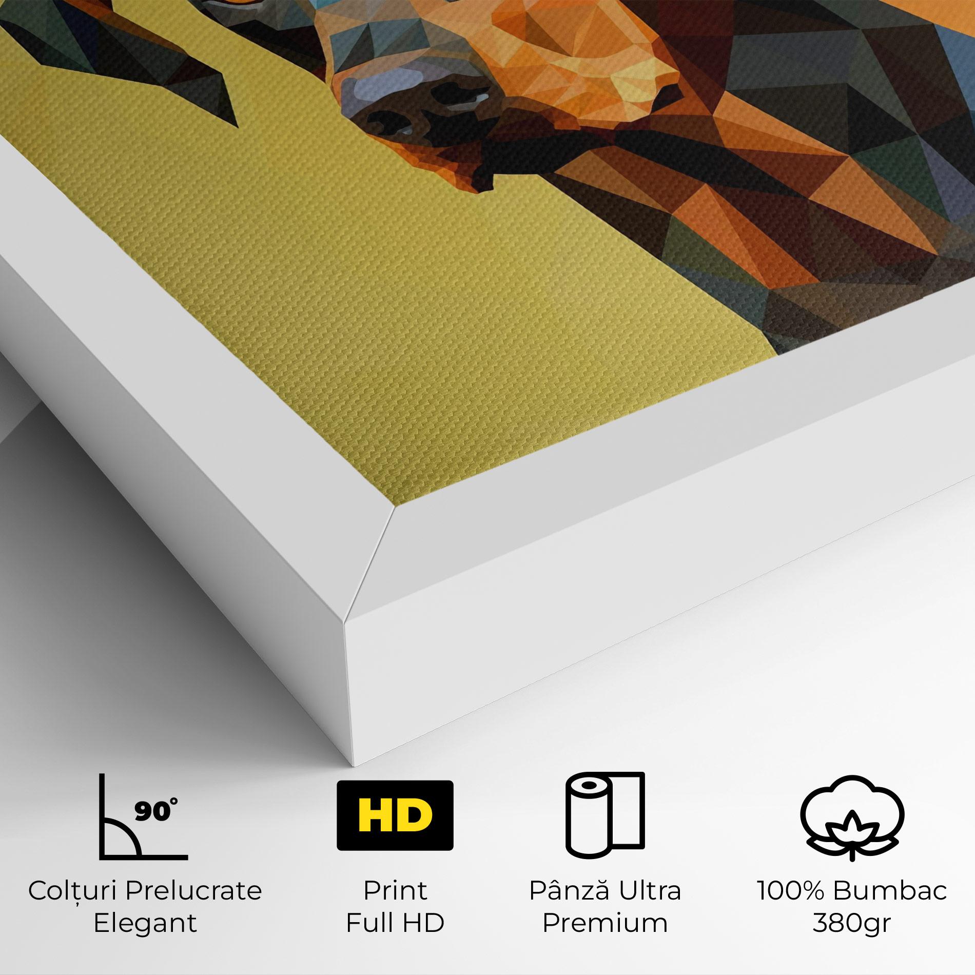 Tablou Canvas Digital Art Dog mockup 4
