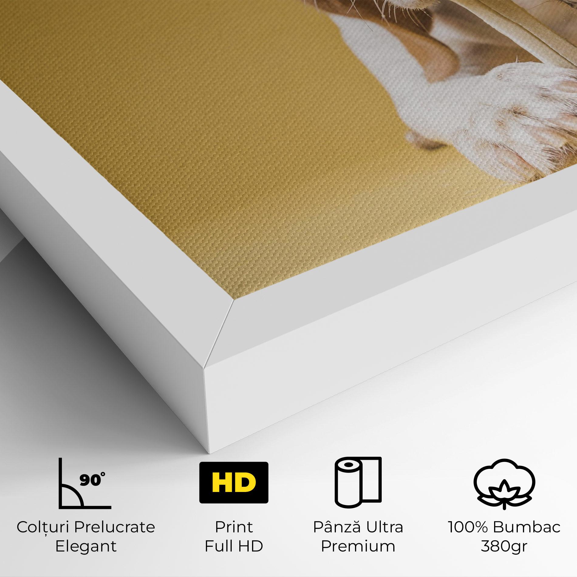 Tablou Canvas Dog Eating Bone mockup 4