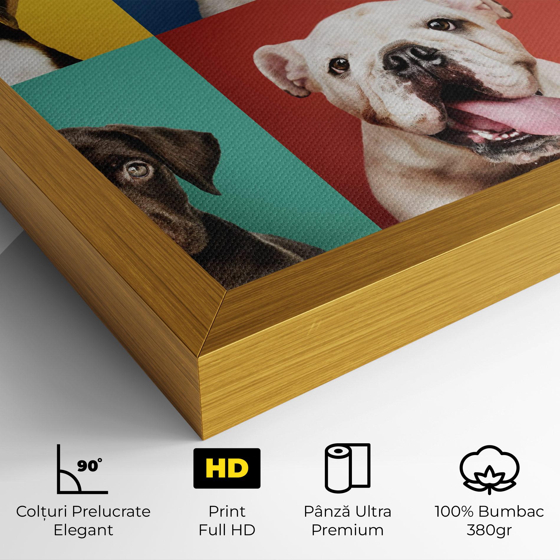 Tablou Canvas Adorable Puppies Mix mockup 4