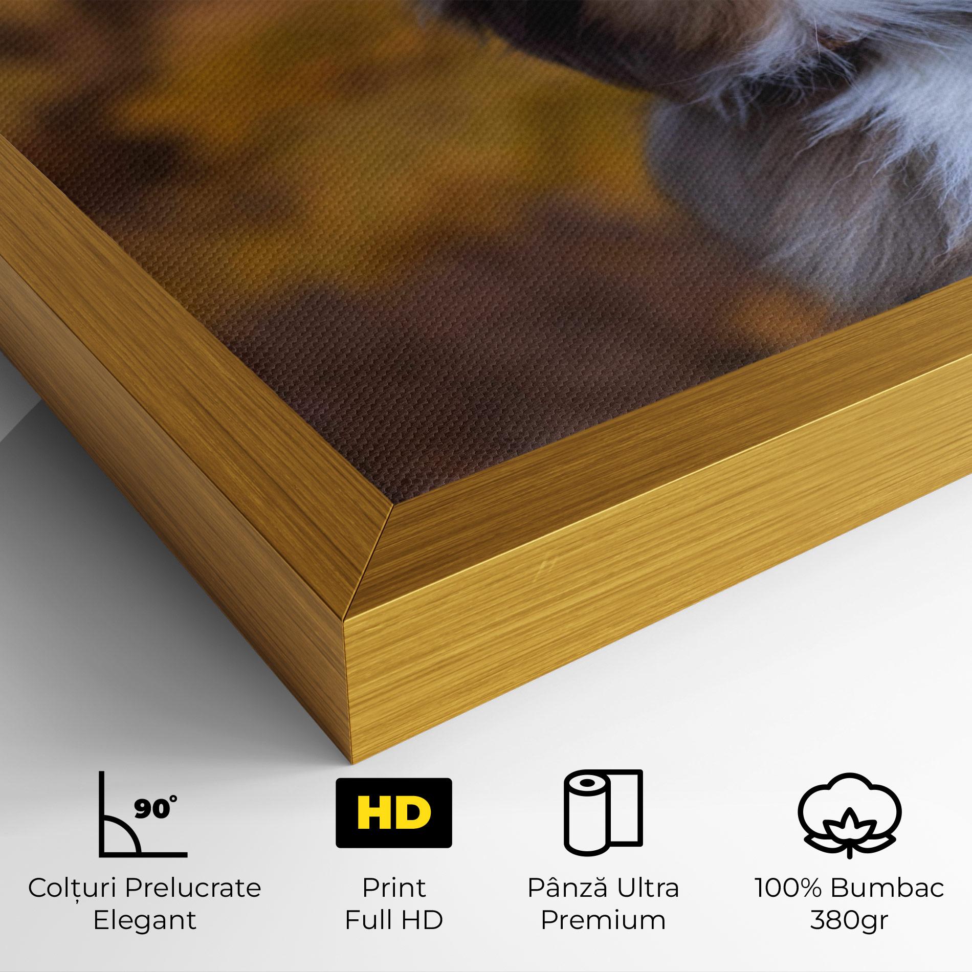 Tablou Canvas Coffee Brown Dog mockup 4