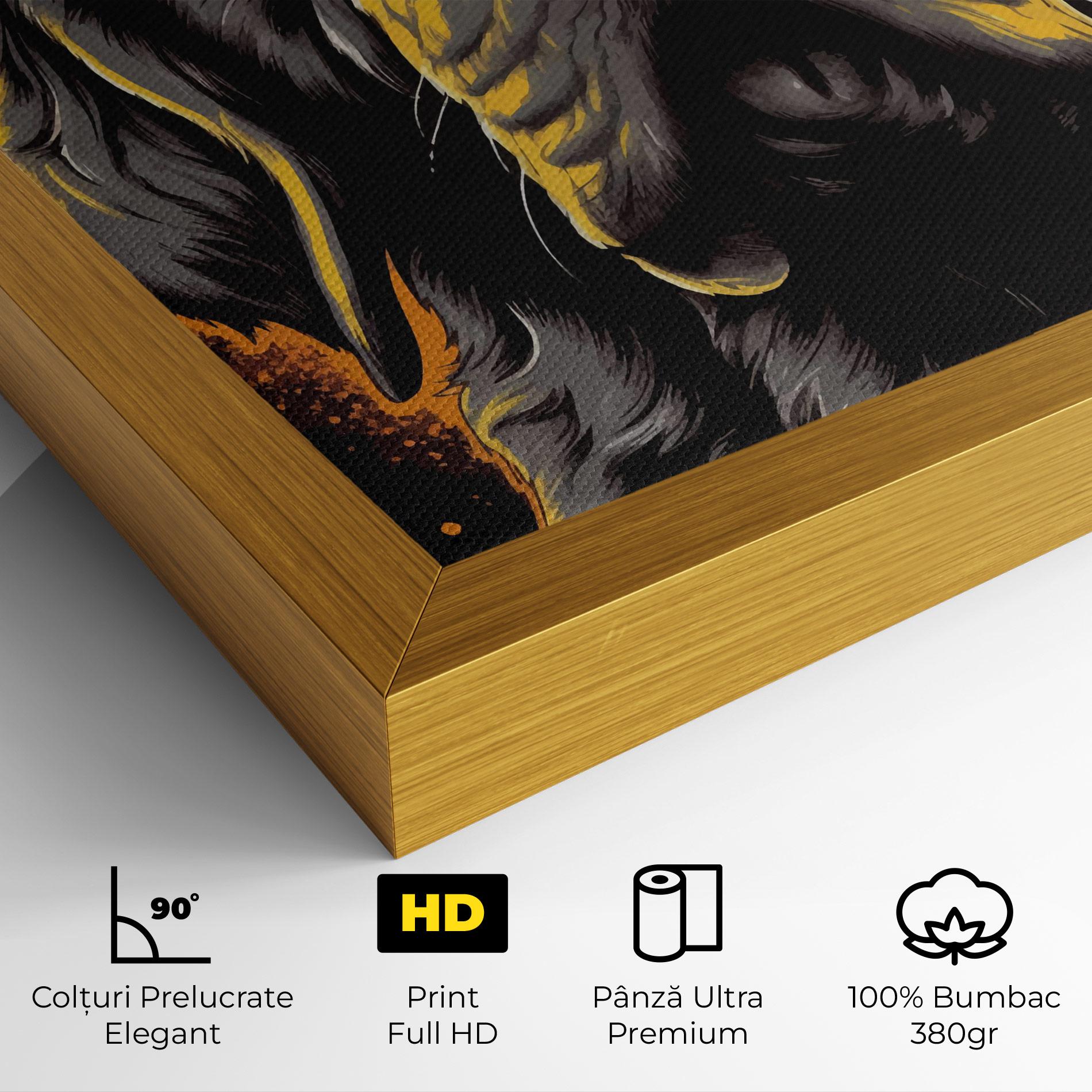 Tablou Canvas Coolest Dog mockup 4