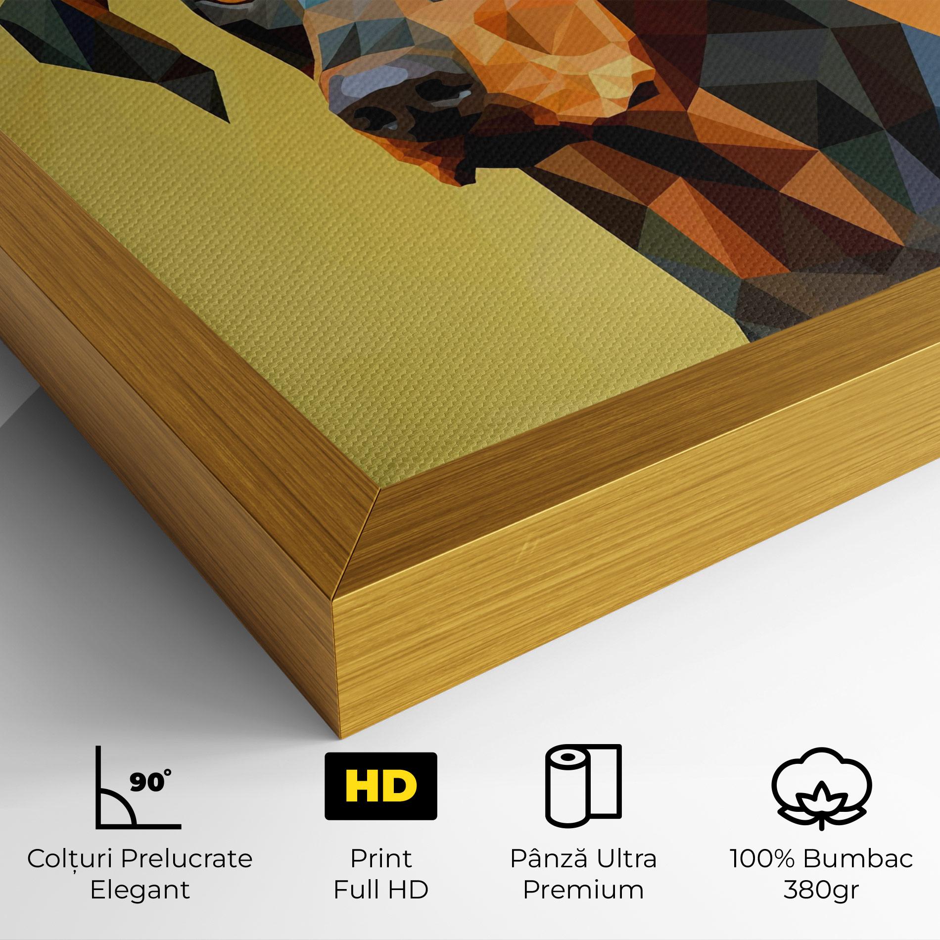 Tablou Canvas Digital Art Dog mockup 4