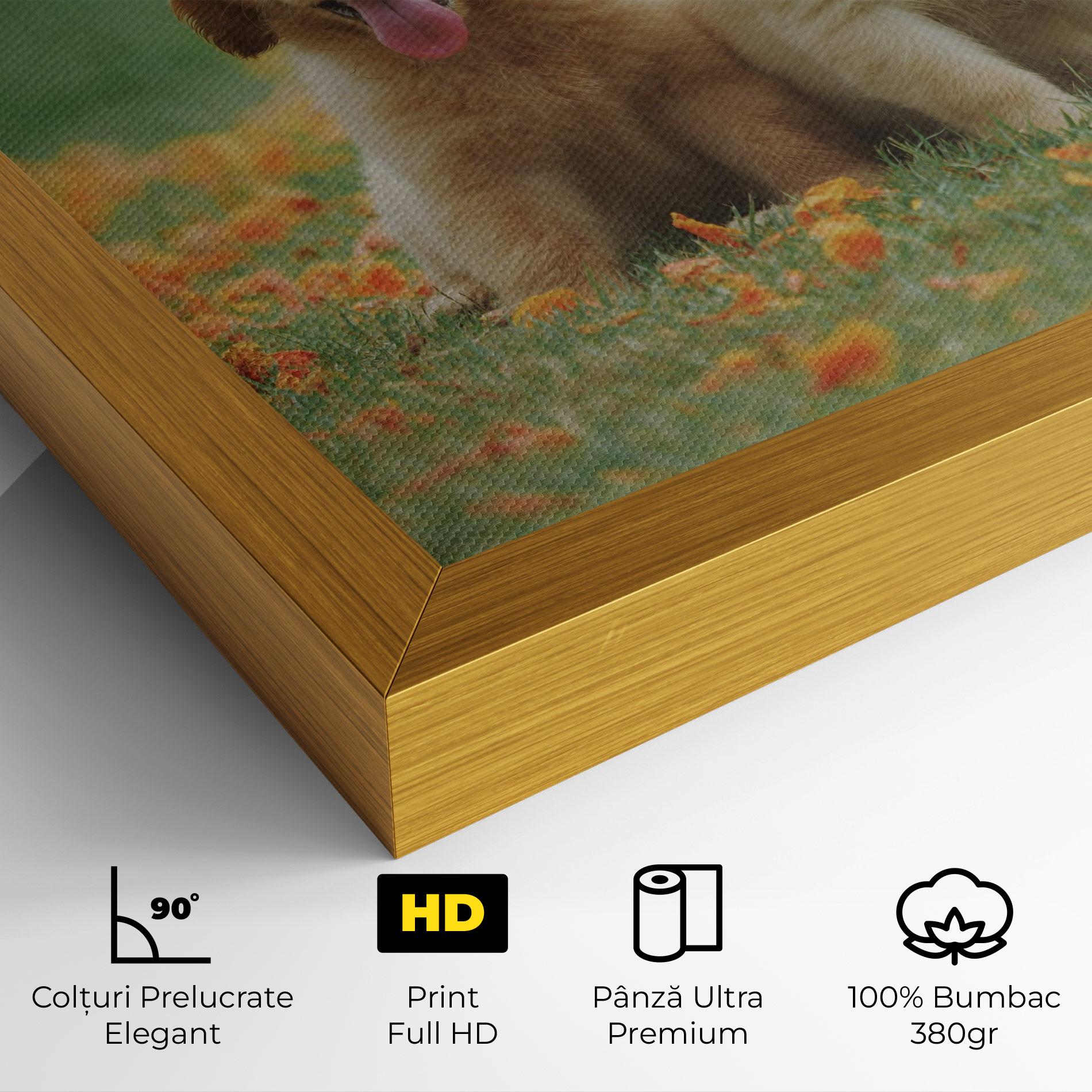 Tablou Canvas Happy Dogs mockup 4
