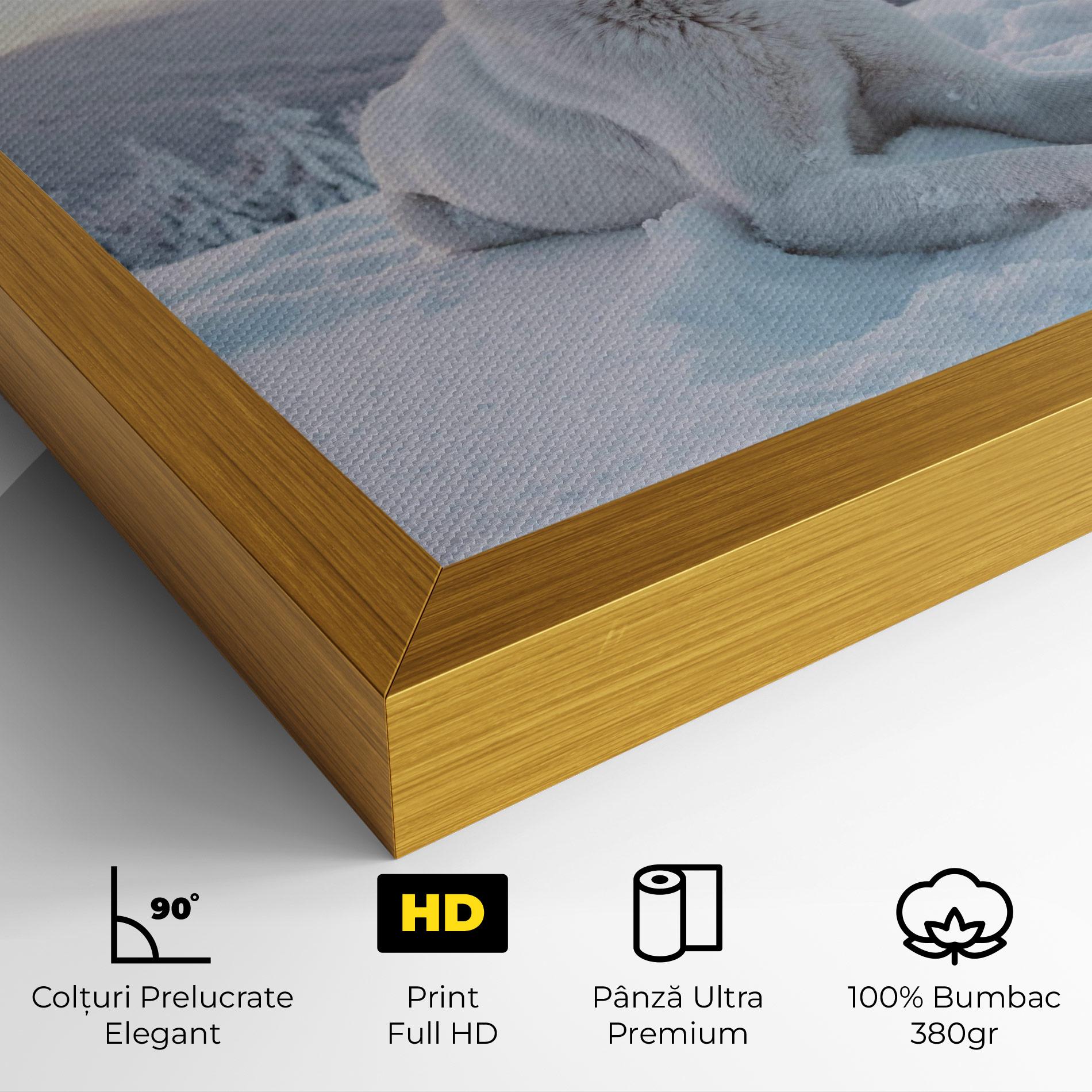 Tablou Canvas White Husky mockup 4