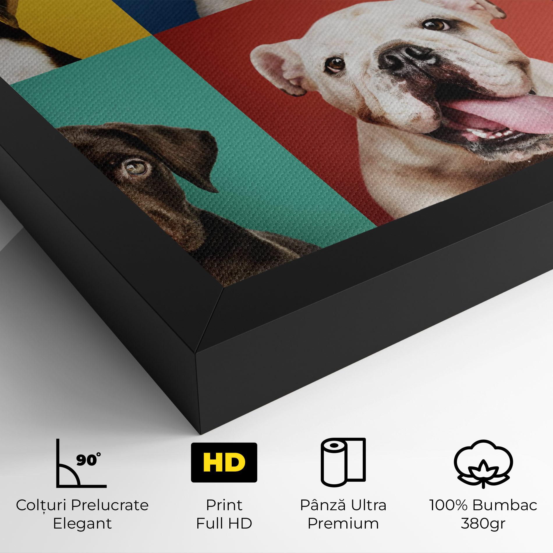 Tablou Canvas Adorable Puppies Mix mockup 4