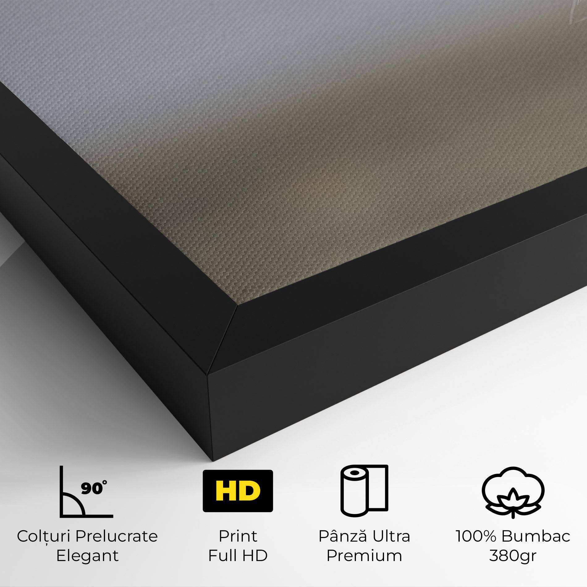 Tablou Canvas Brown White Dog mockup 4