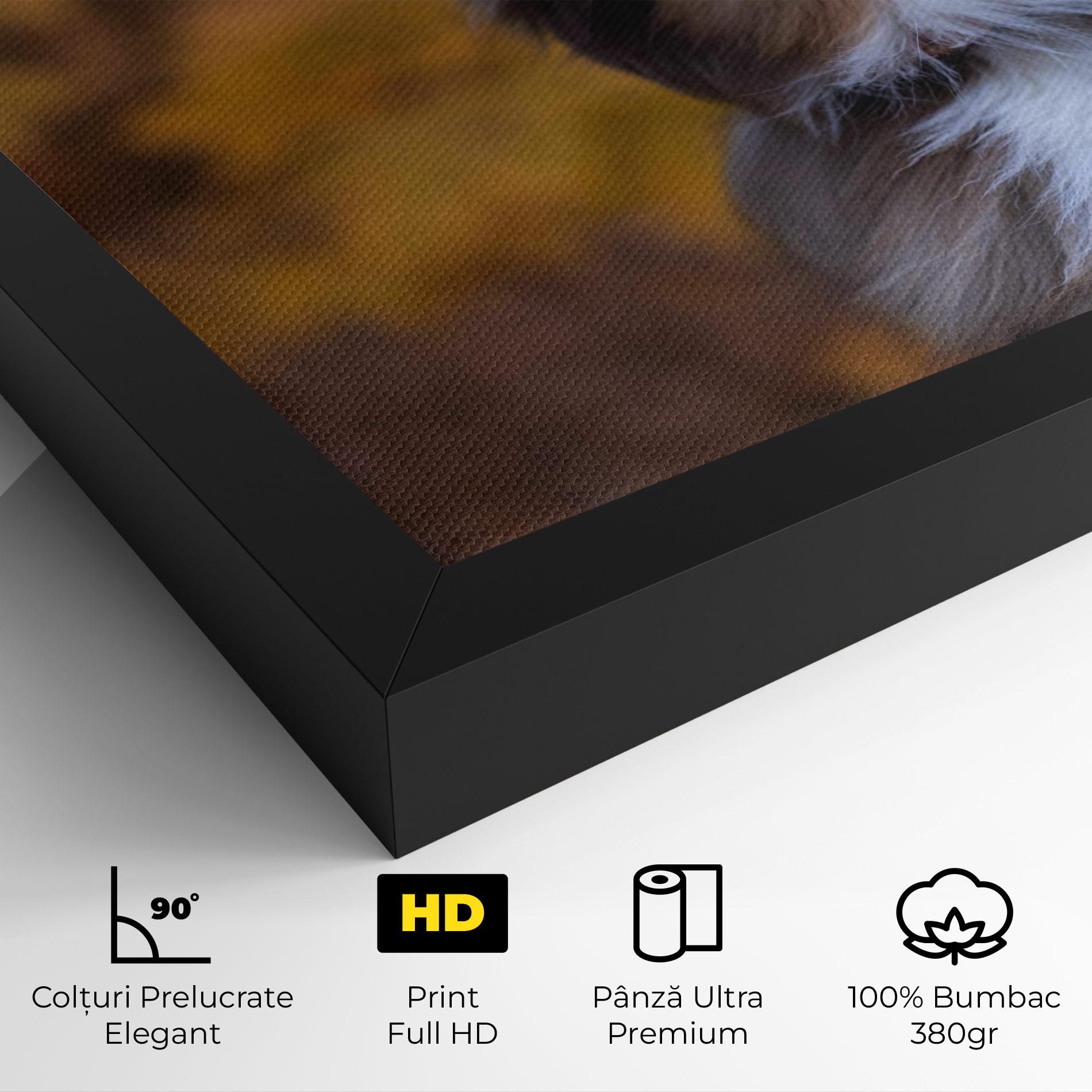 Tablou Canvas Coffee Brown Dog mockup 4