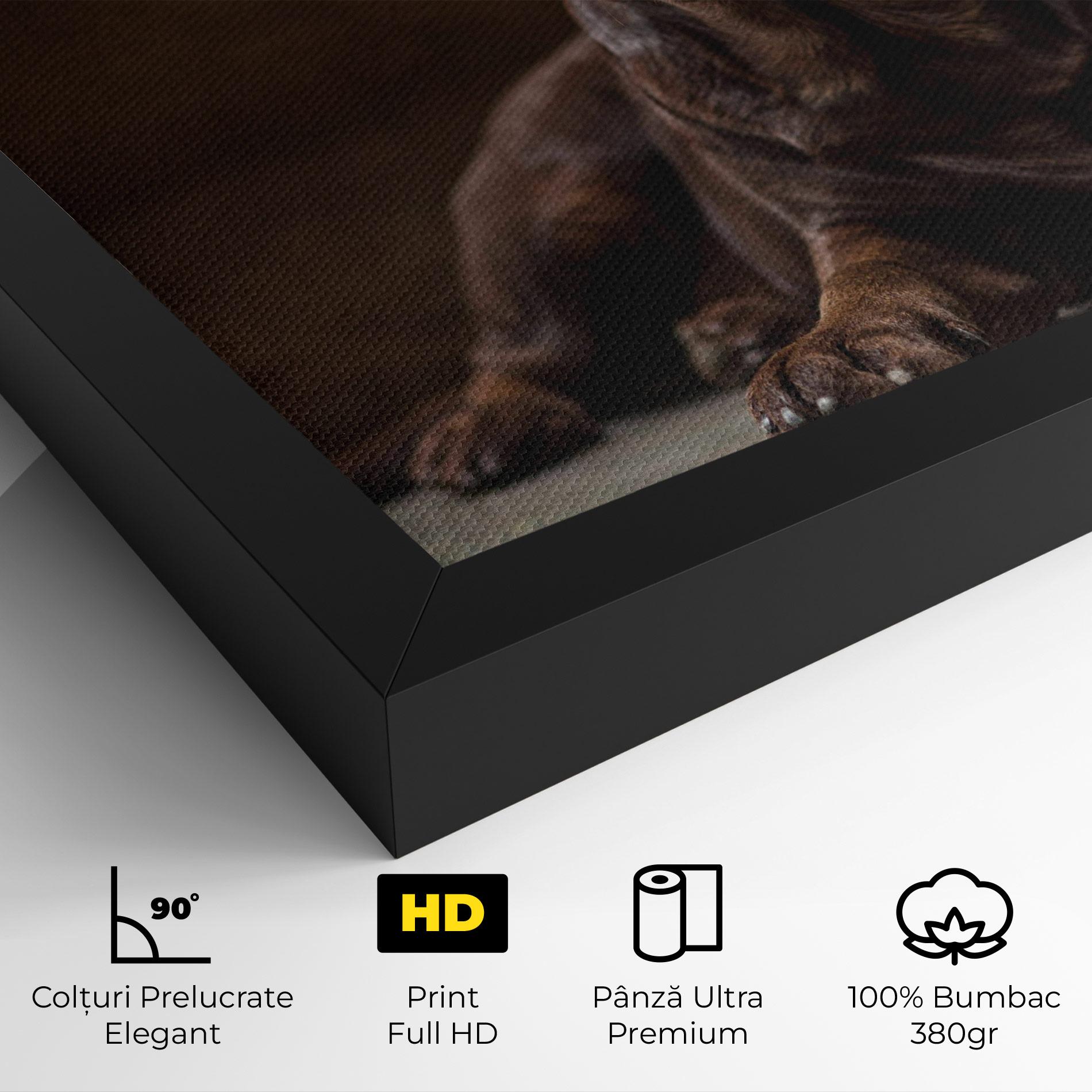 Tablou Canvas Cute Brown Labrador mockup 4