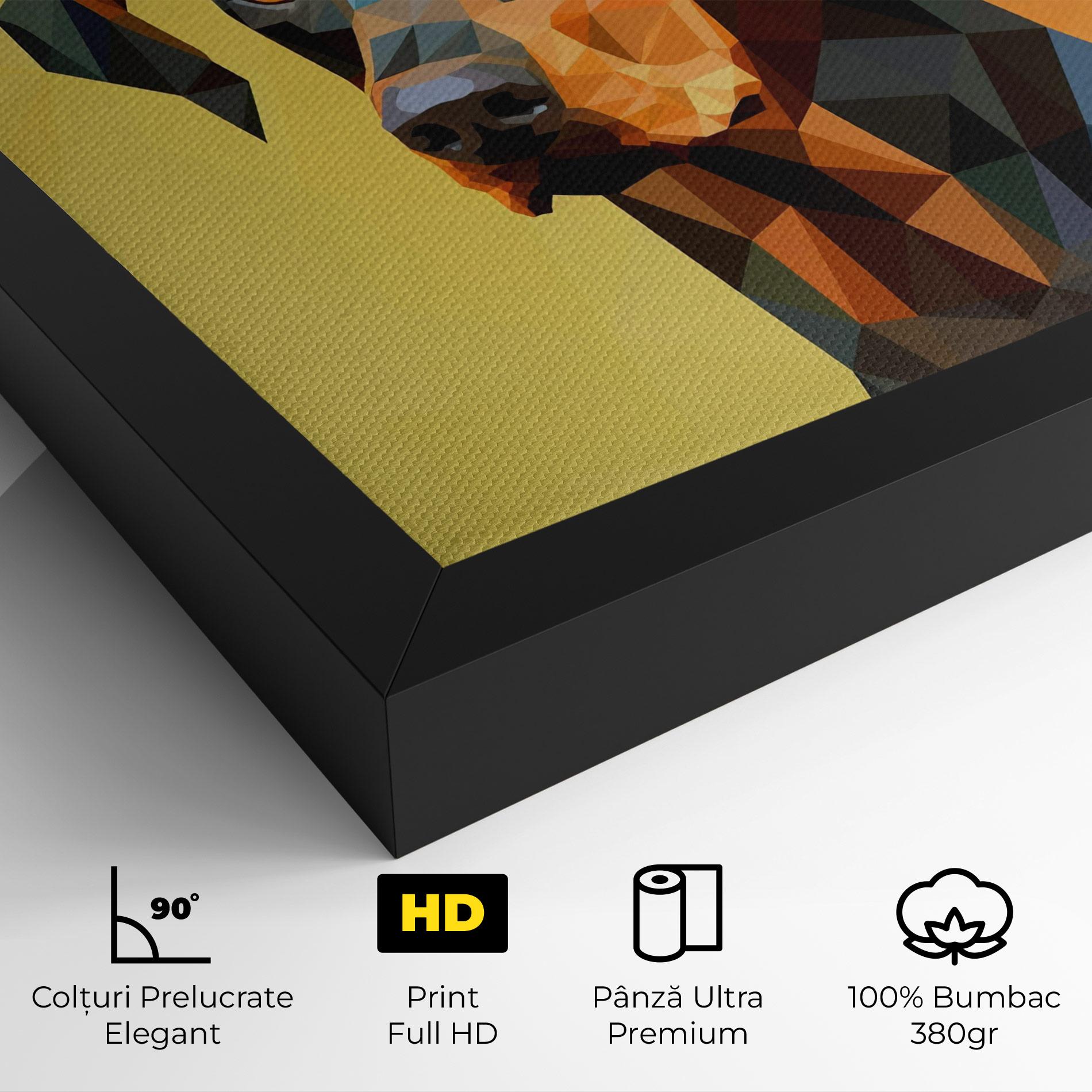 Tablou Canvas Digital Art Dog mockup 4