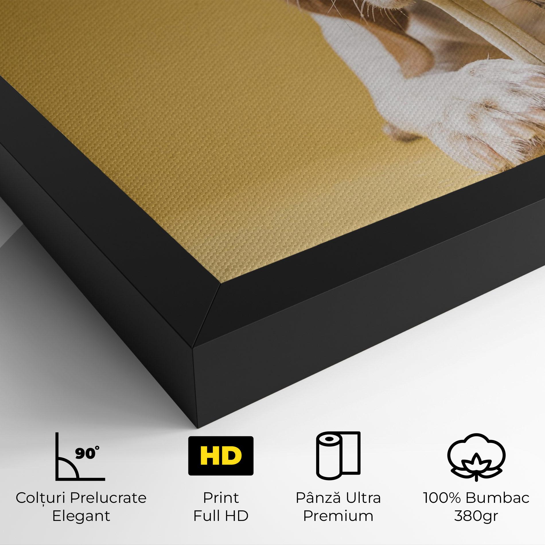 Tablou Canvas Dog Eating Bone mockup 4