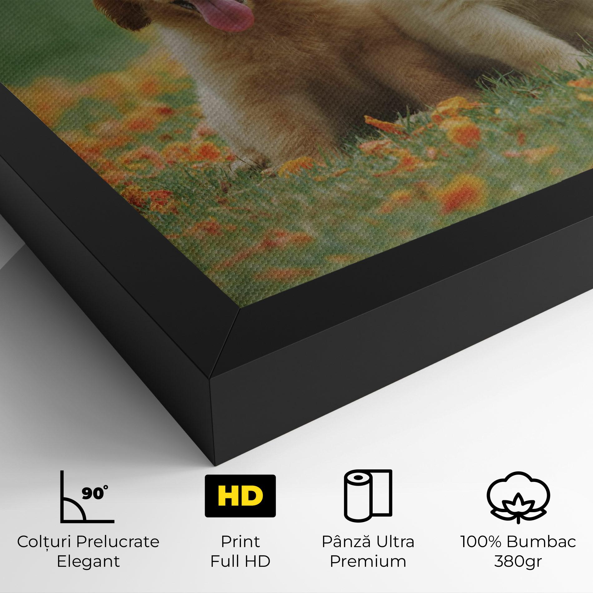 Tablou Canvas Happy Dogs mockup 4
