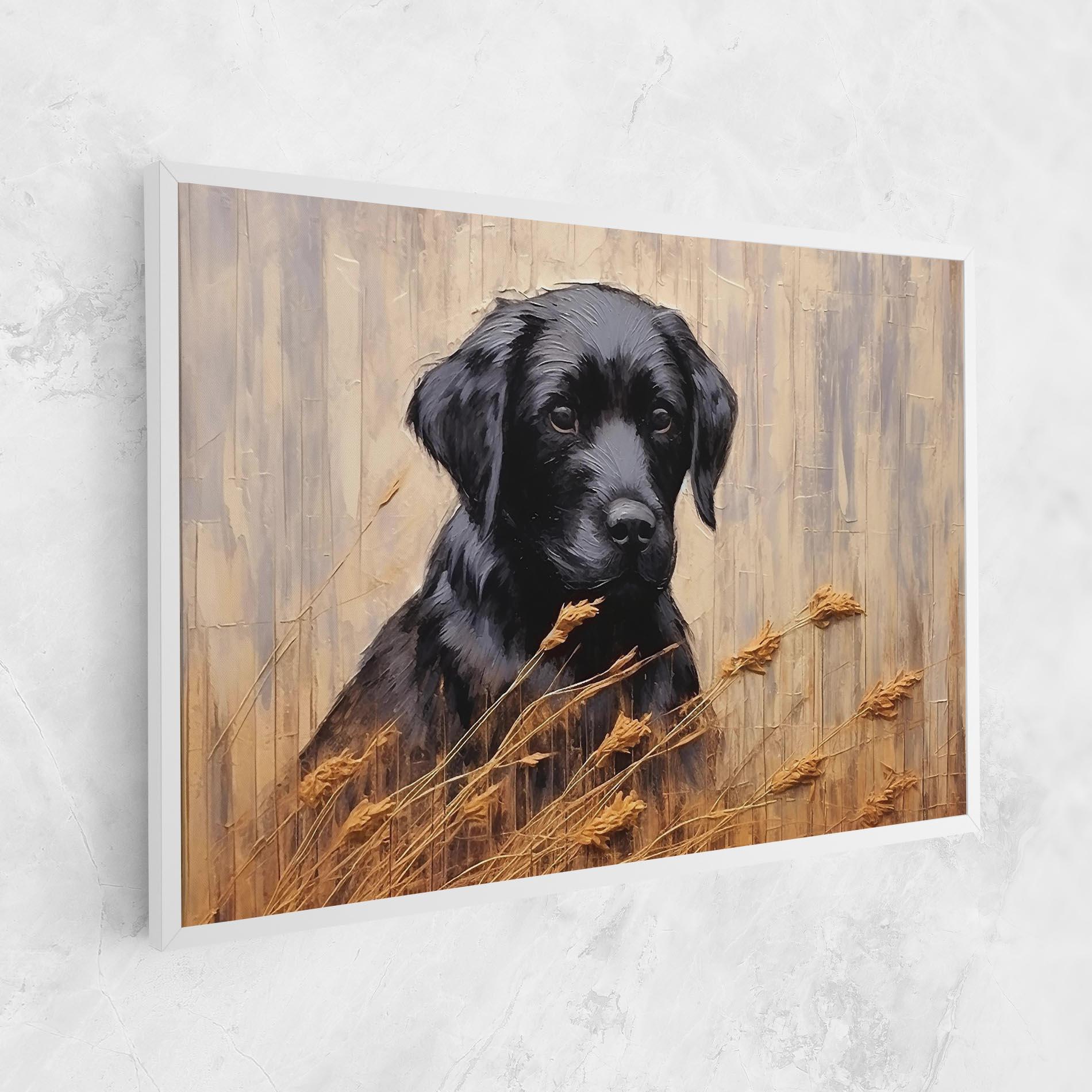 Tablou Canvas Black Dog Art mockup 1