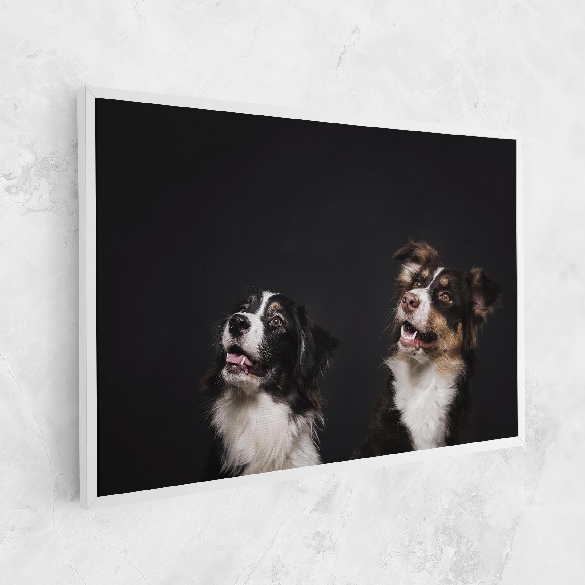 Tablou Canvas Cute Dogs Standing mockup 1