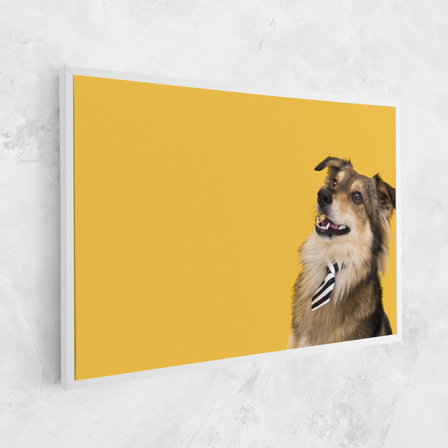 Tablou Canvas Cute Smiling Dog mockup 1
