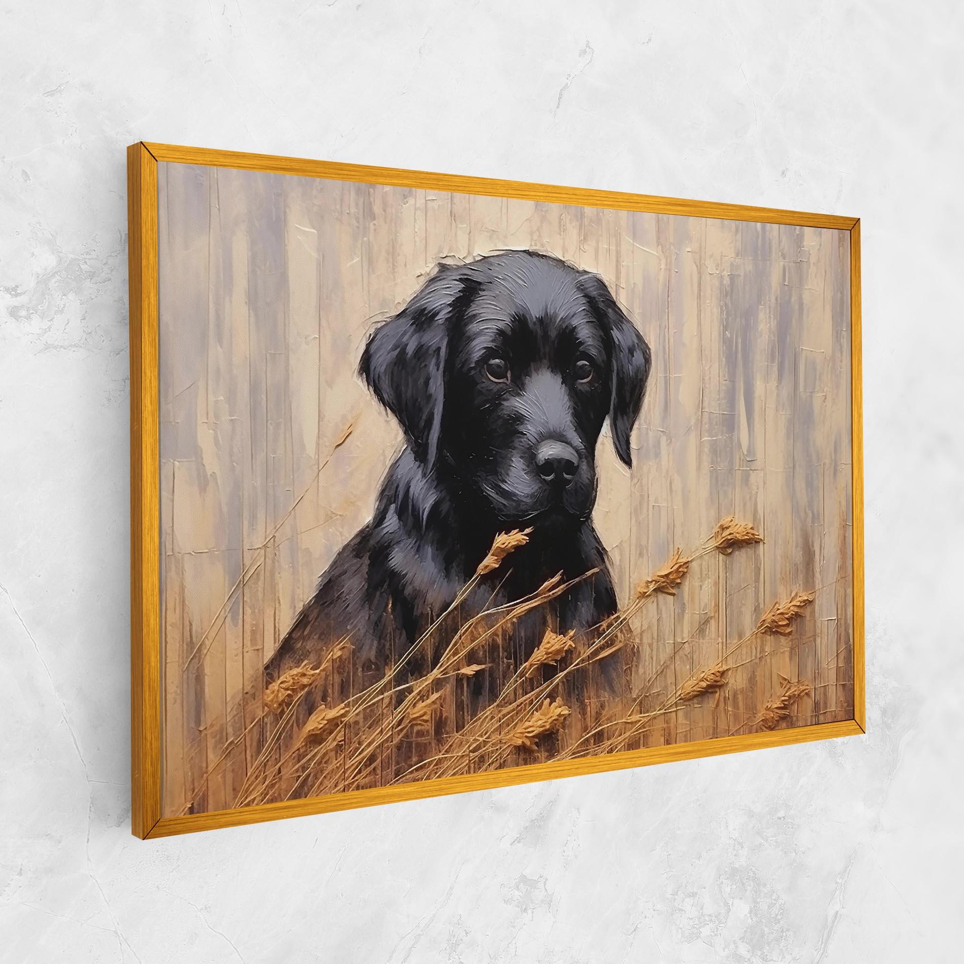 Tablou Canvas Black Dog Art mockup 1