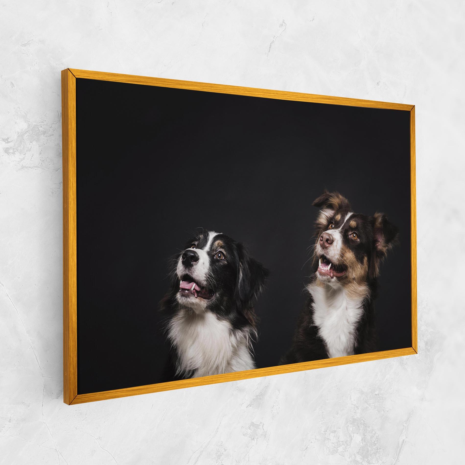Tablou Canvas Cute Dogs Standing mockup 1